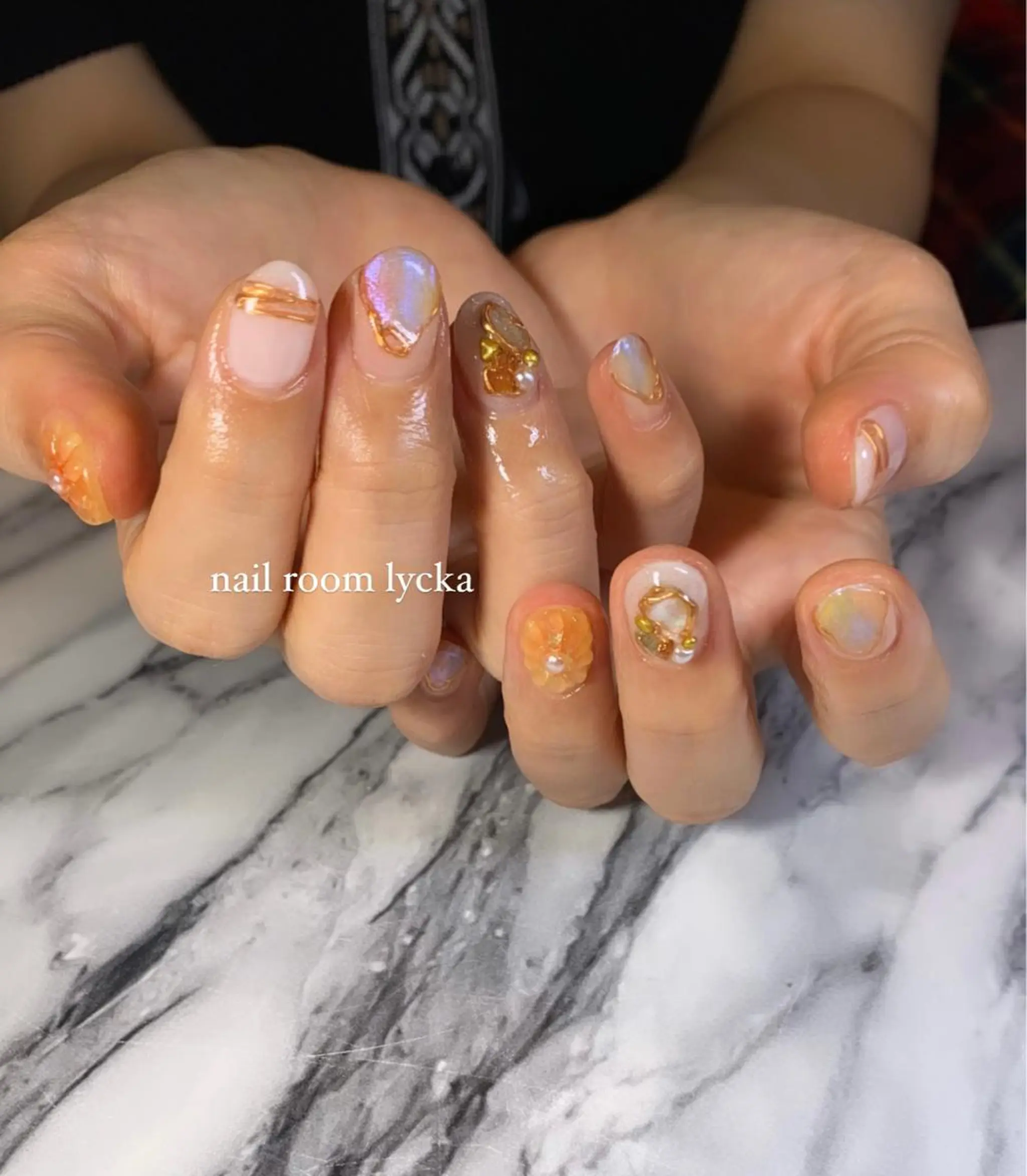 ネイル ﾈｲﾙﾙｰﾑﾘｯｶ 𝐦𝐚𝐲𝐮のネイルデザイン