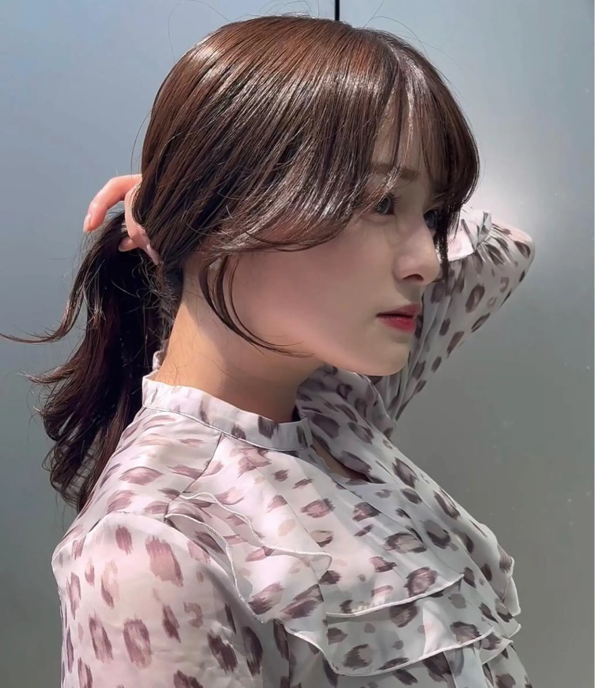 セミロング カット ヘアカラー トリートメント 🌫️大人韓国ヘア 🌫️naoyaのヘアスタイル