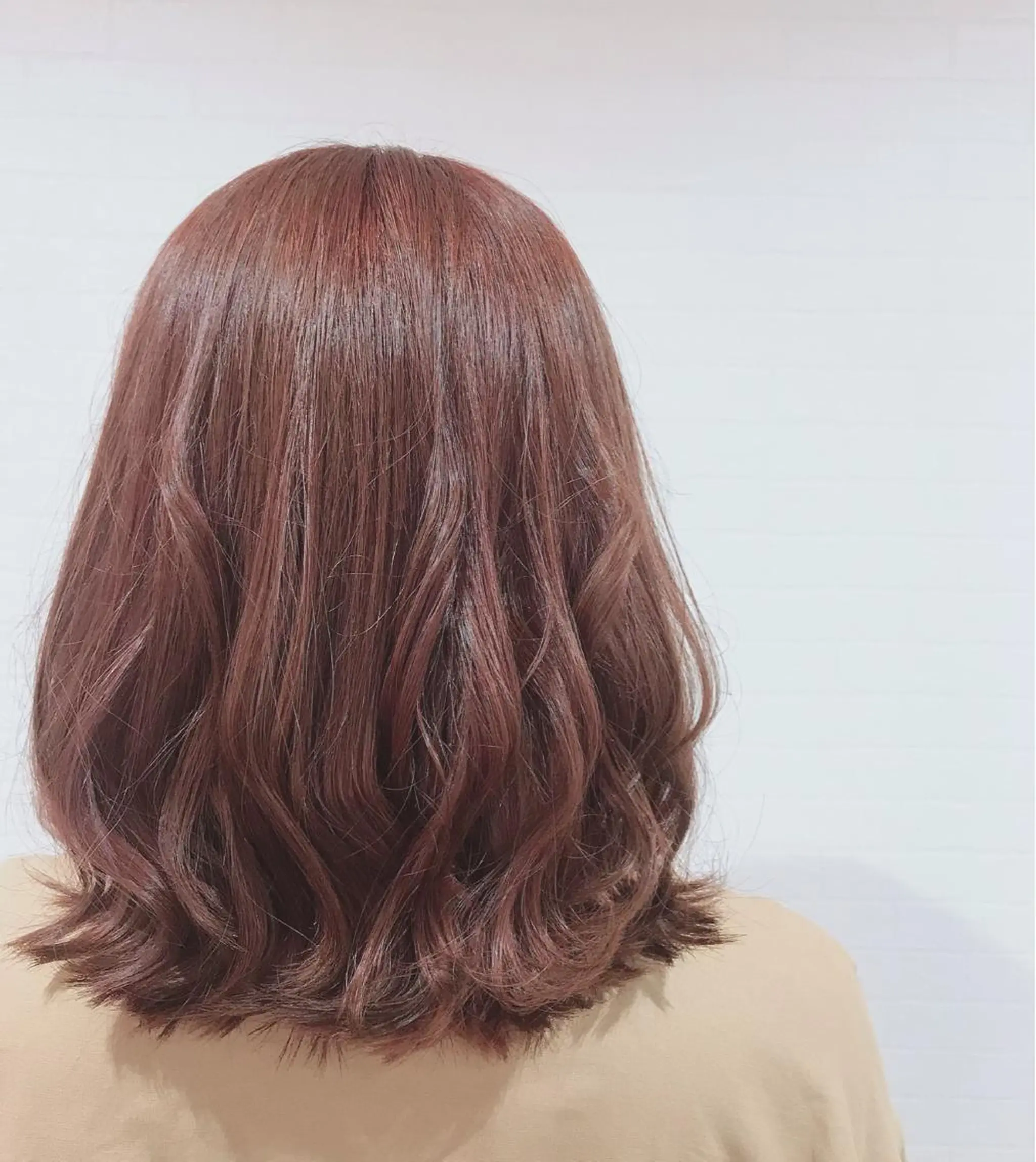 ミディアム カラー ピンクカラー GRANLUSSO 〜グランルッソ駅前店所属・木口 嘉美のヘアスタイル