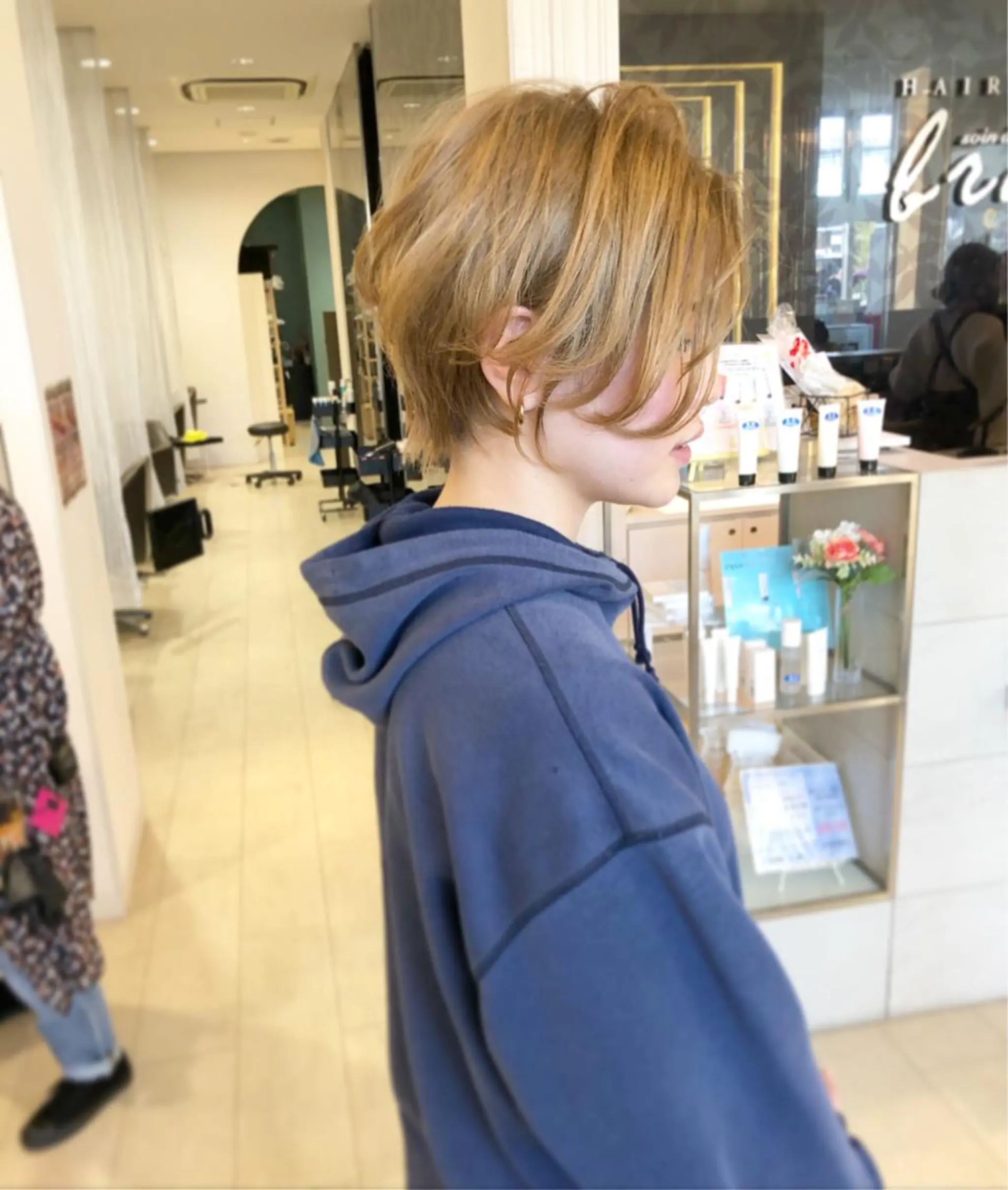 ショート 韓国レイヤー🇰🇷 ReLien西大寺店のヘアスタイル