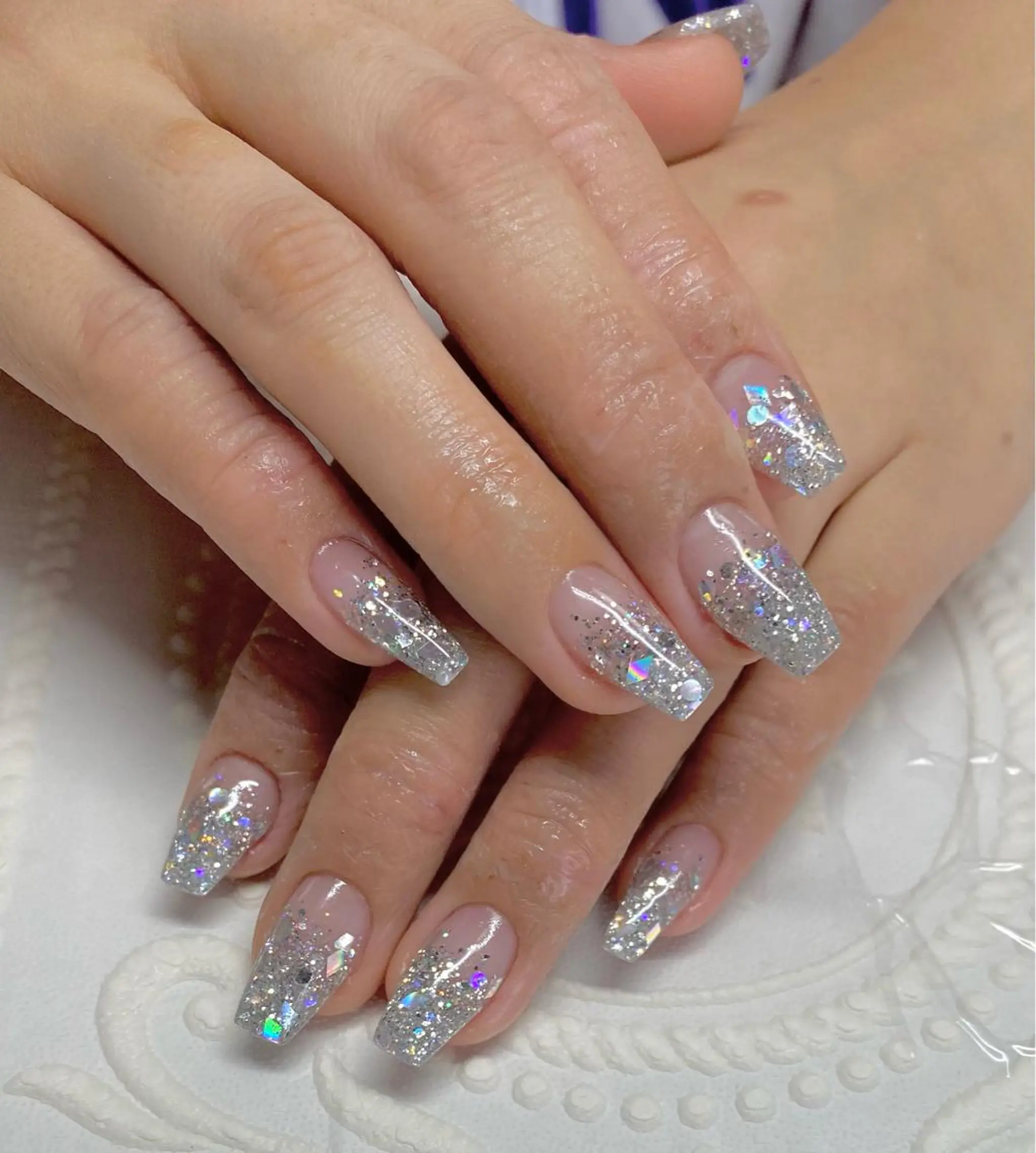 ミディアム ネイル ハンドネイル lune nail_2017のその他イメージ