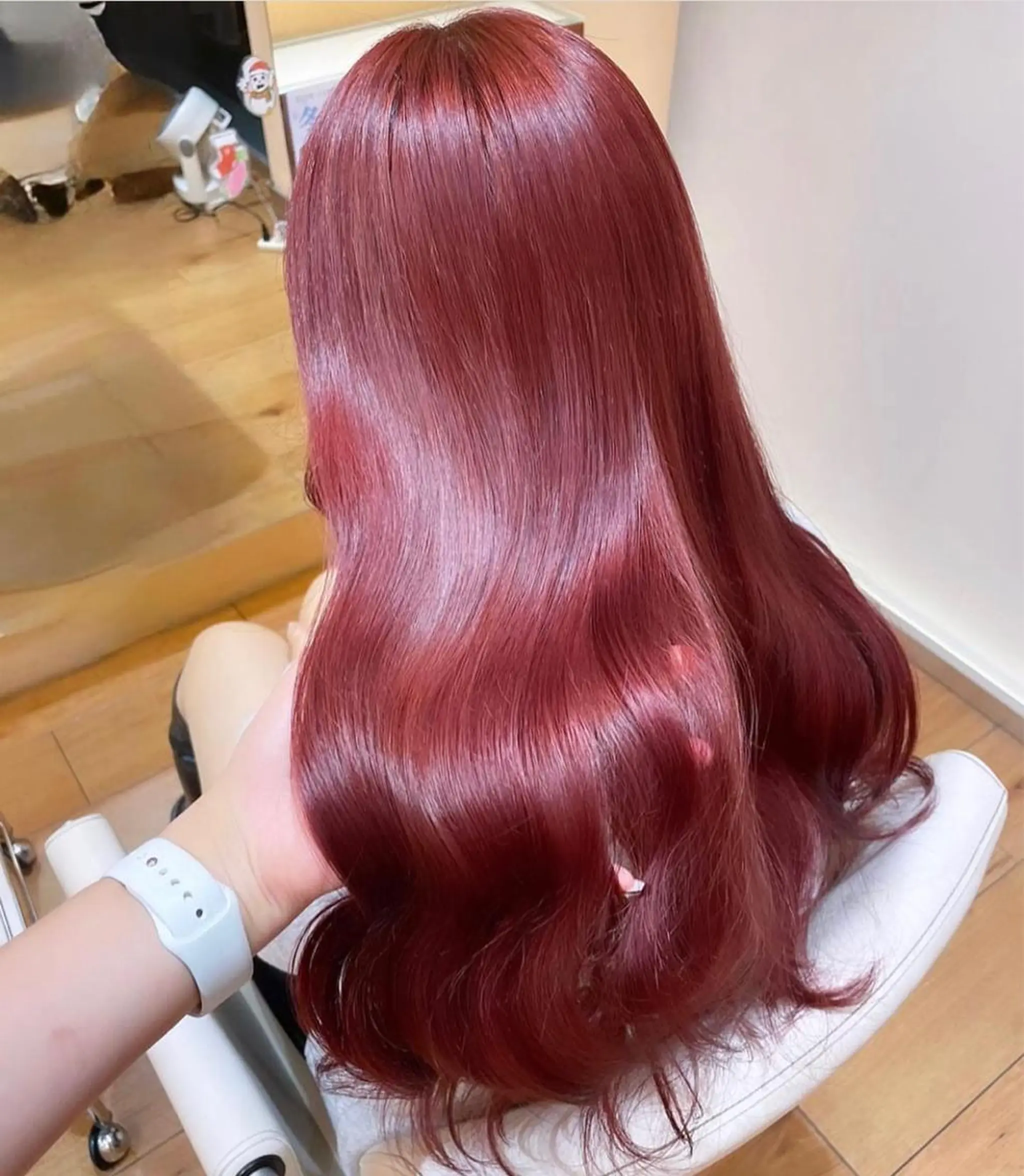 ロング カラー SALOWIN 栄所属・河西 彩香/ブリーチカラーのヘアスタイル