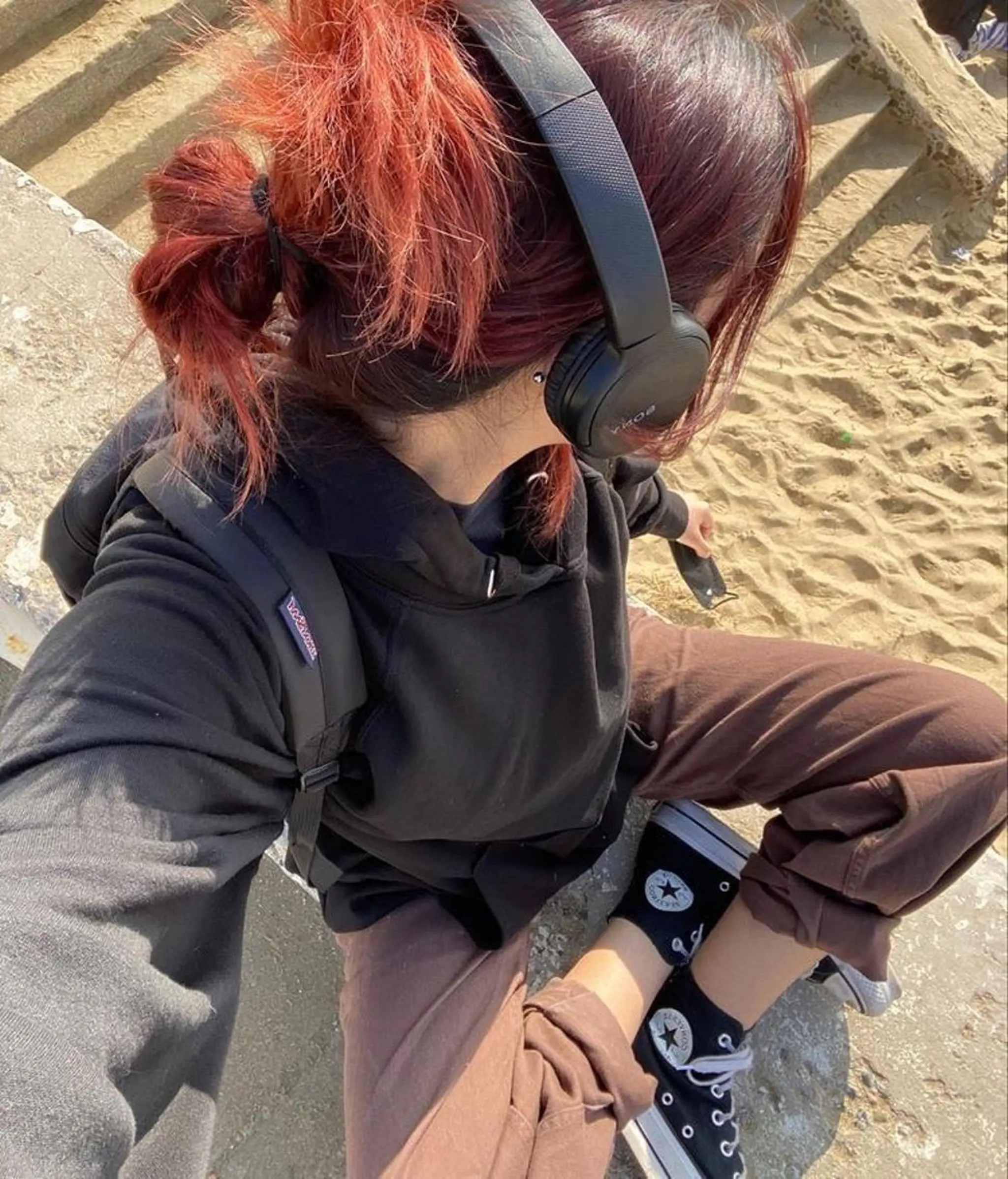 セミロング カラー カット ヘアカラー minami🪷 暖色カラーのヘアスタイル