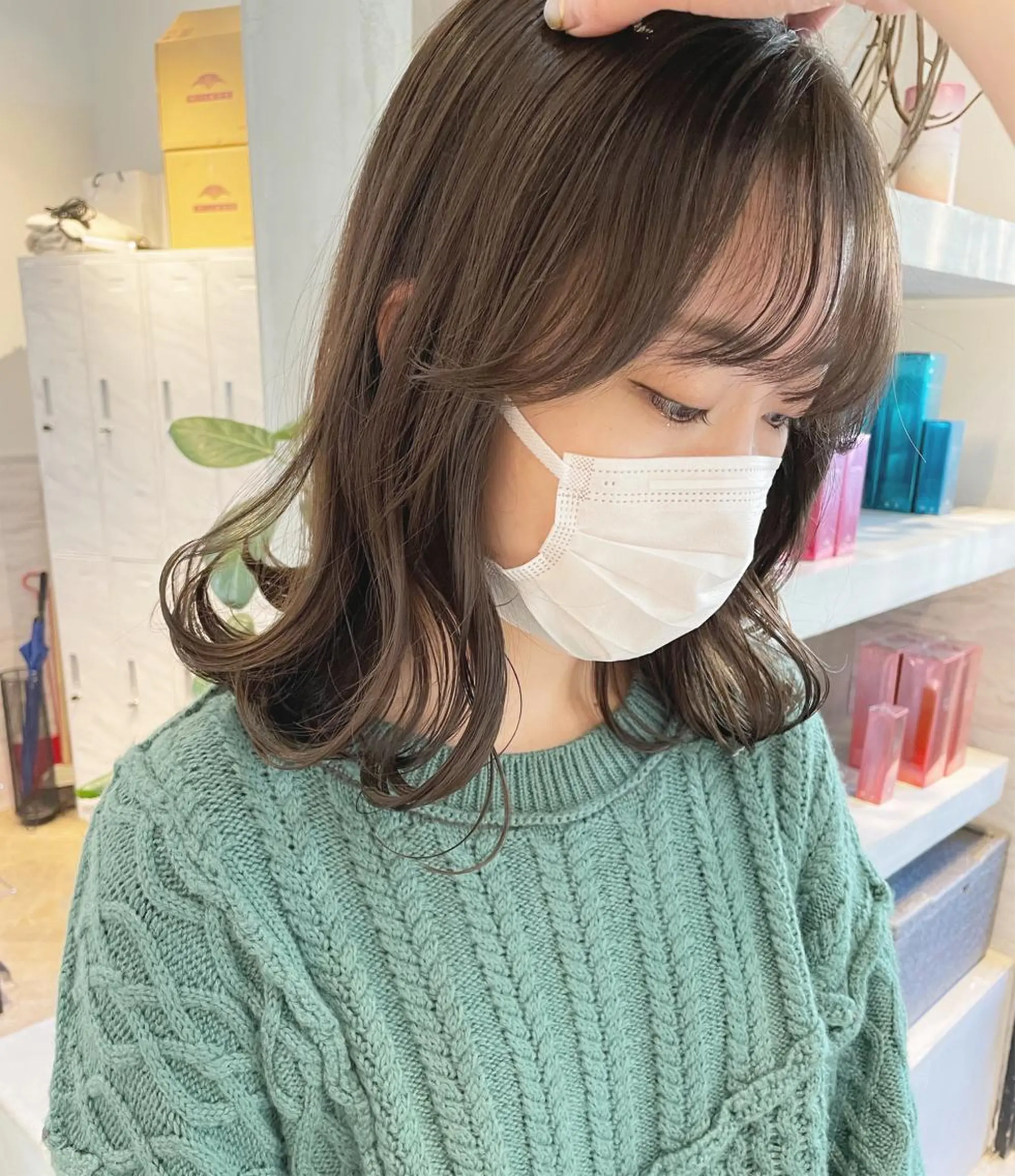 ミディアム カラー 🫧透明感ヘア🫧 🧸竹花　彩希🧸のヘアスタイル