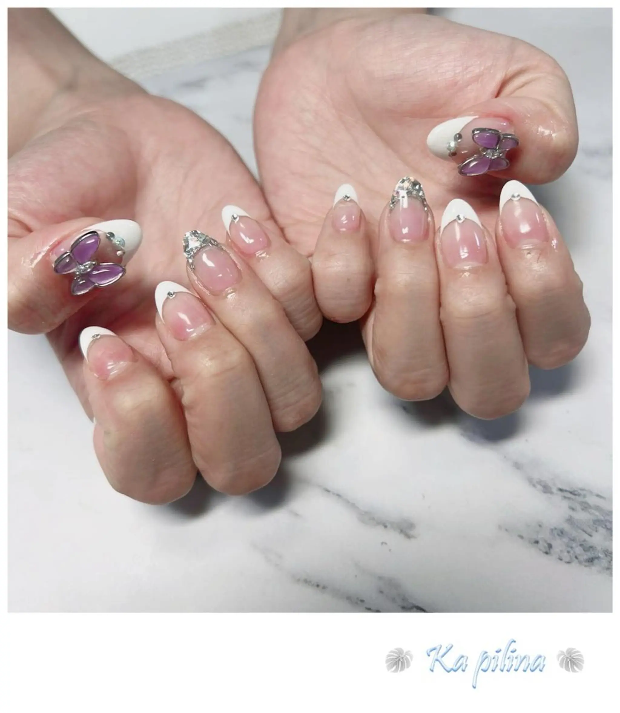 ネイル フレンチネイル Nail salon Ka pilinaのネイルデザイン