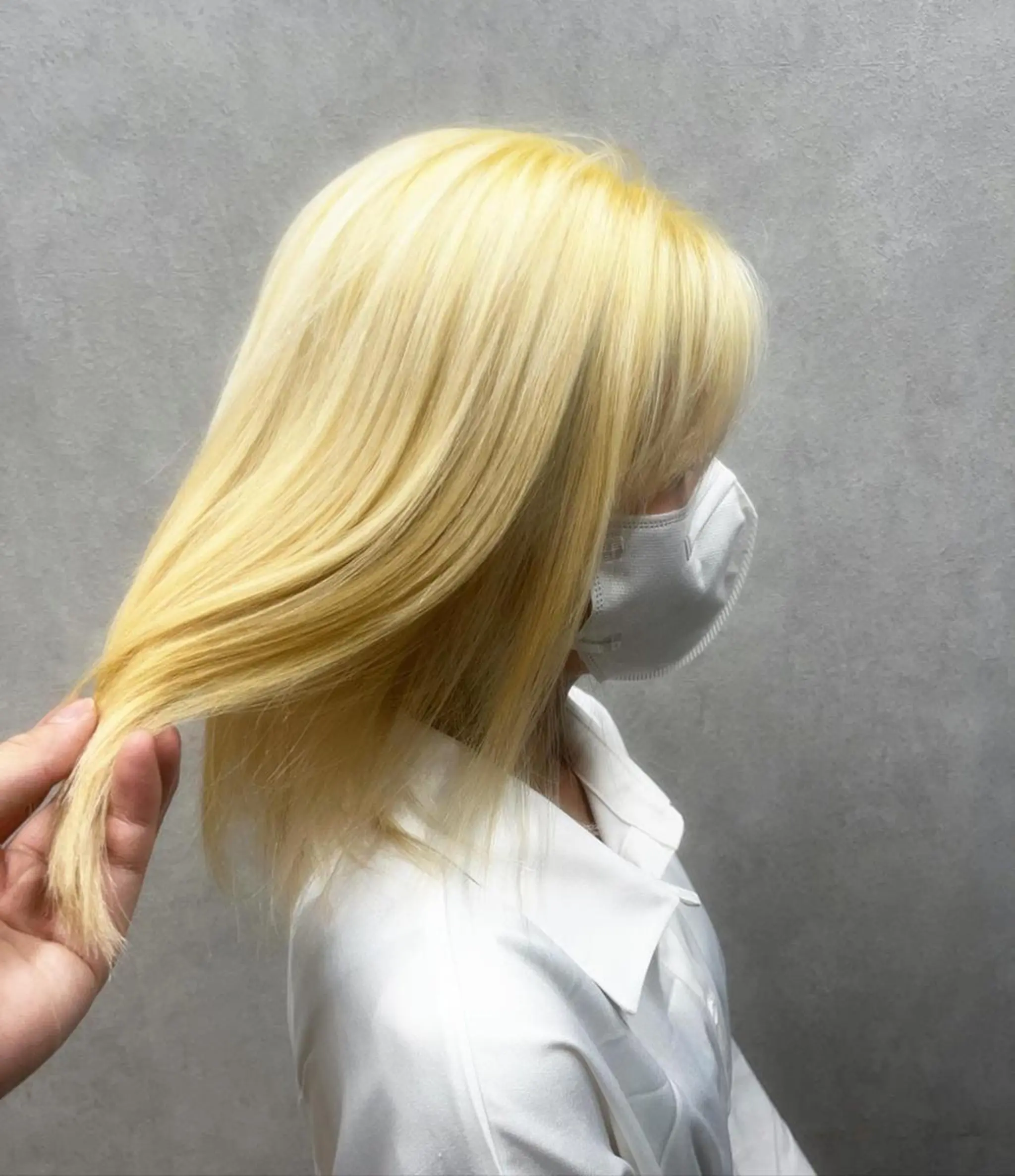 ヘアカラー 個性派ウルフ/メンズ /ブリーチ/渋谷のヘアスタイル