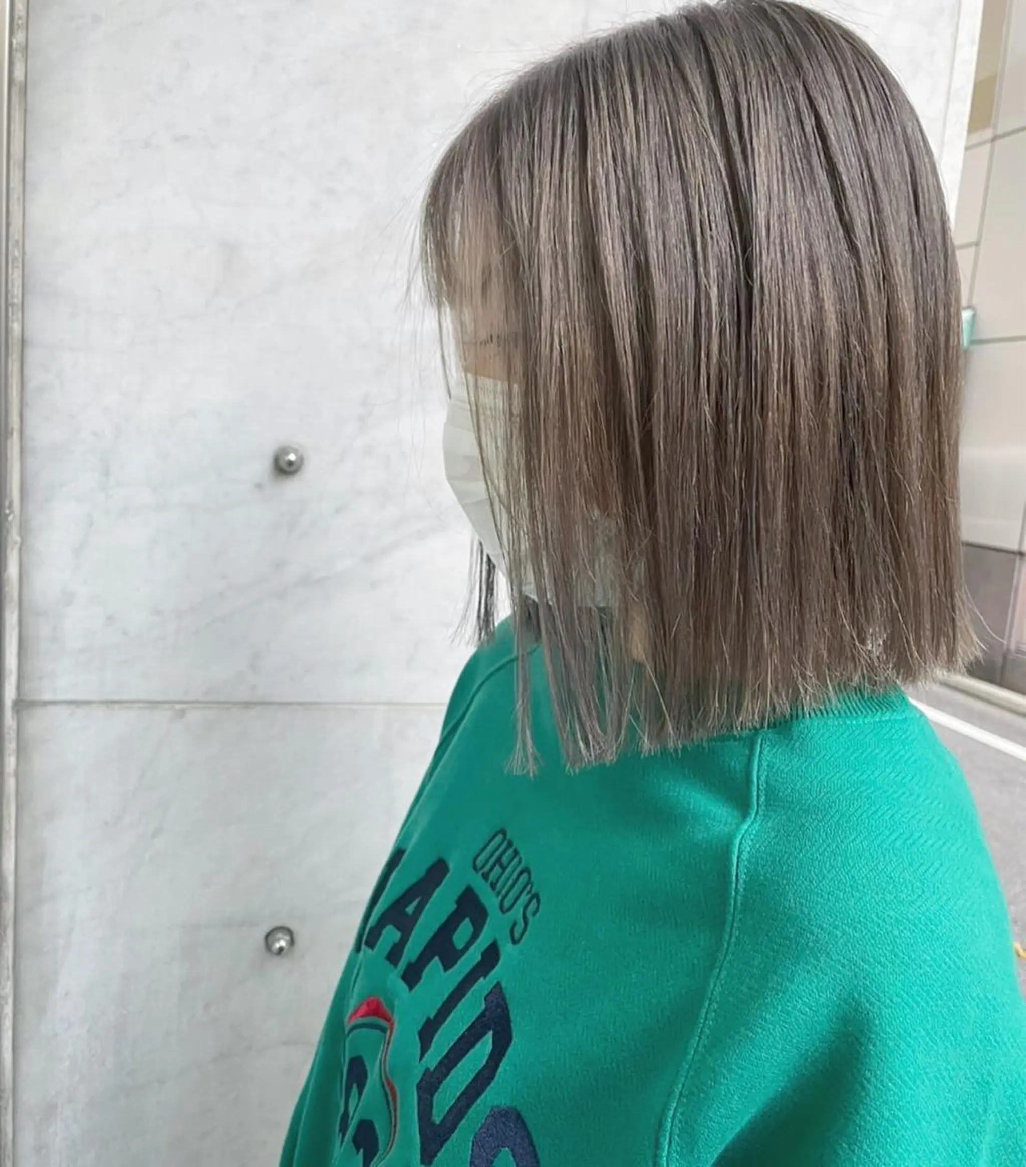 ミディアム カラー JIL BLAN 京都所属・RU RIのヘアスタイル