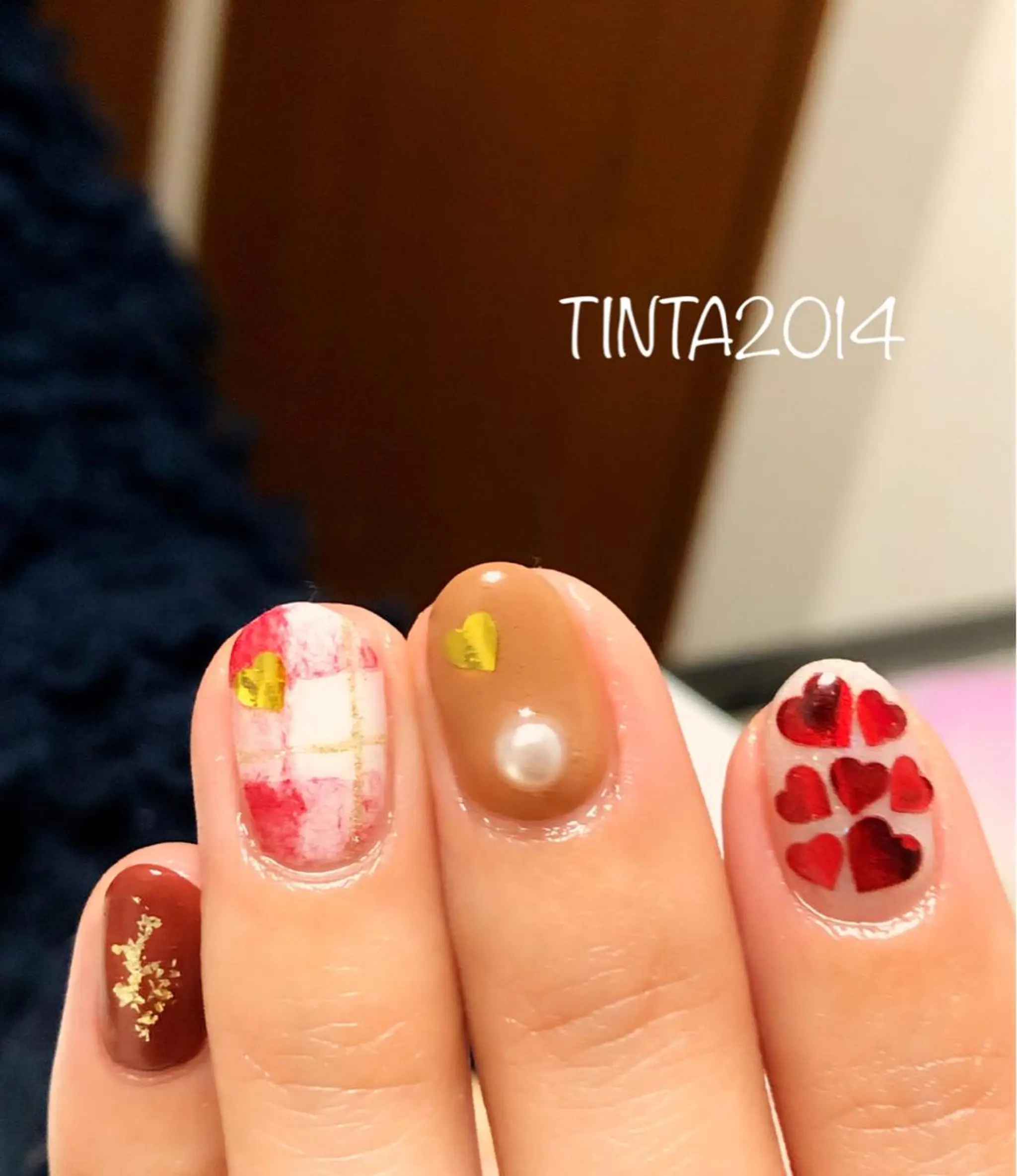 ネイル バレンタイン ネイルサロン ティンタ所属・馬場 典子のネイルデザイン