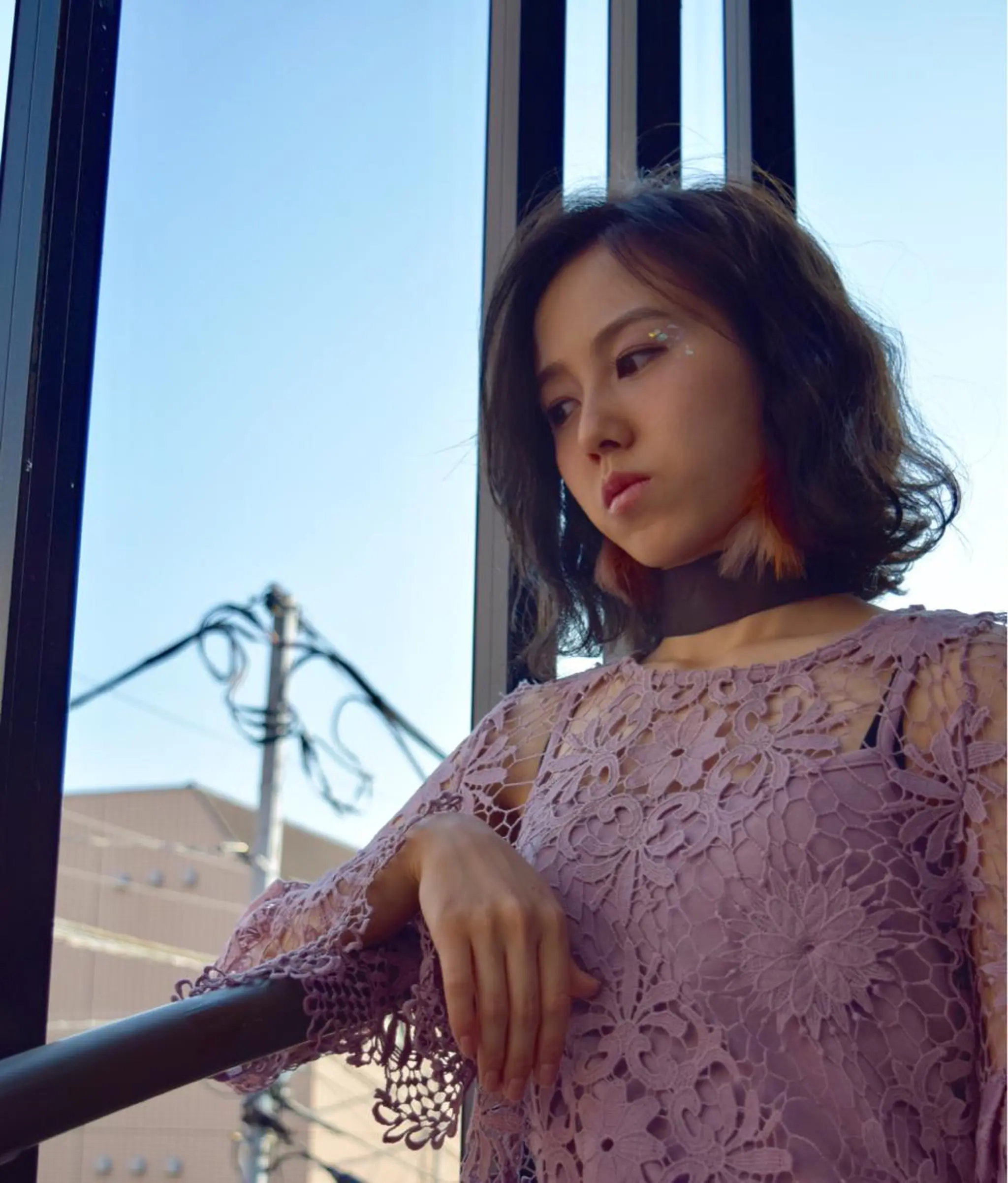 ミディアム カラー 髪質改善 頭身浴/ 中田のヘアスタイル