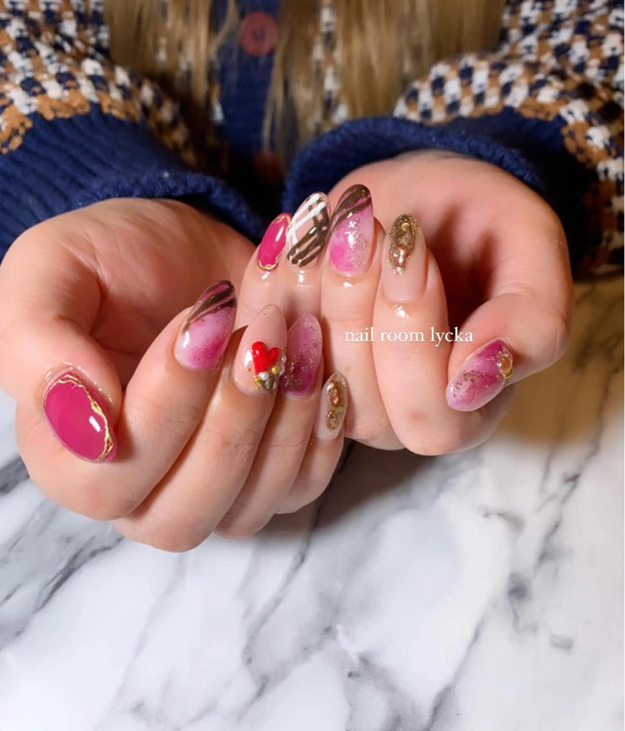 ネイル ﾈｲﾙﾙｰﾑﾘｯｶ 𝐦𝐚𝐲𝐮のネイルデザイン