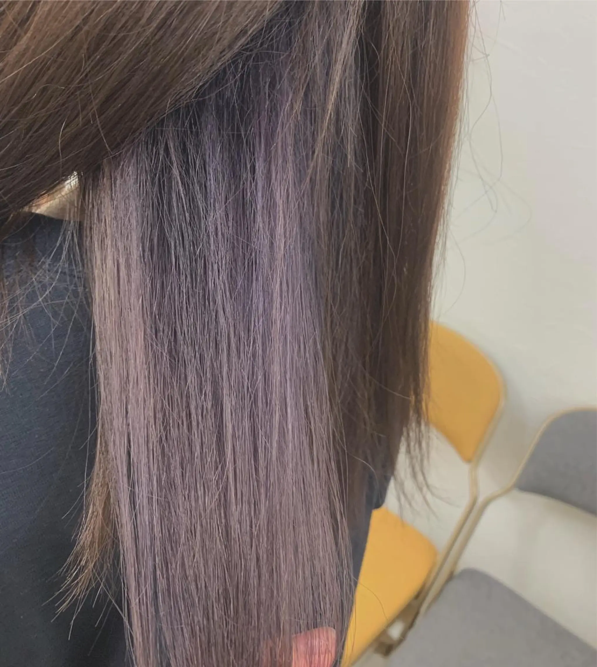 セミロング カラー インナーカラー ラベンダーカラー タカミ荒子店所属・眉毛ワックス konomiの眉毛・アイブロウイメージ