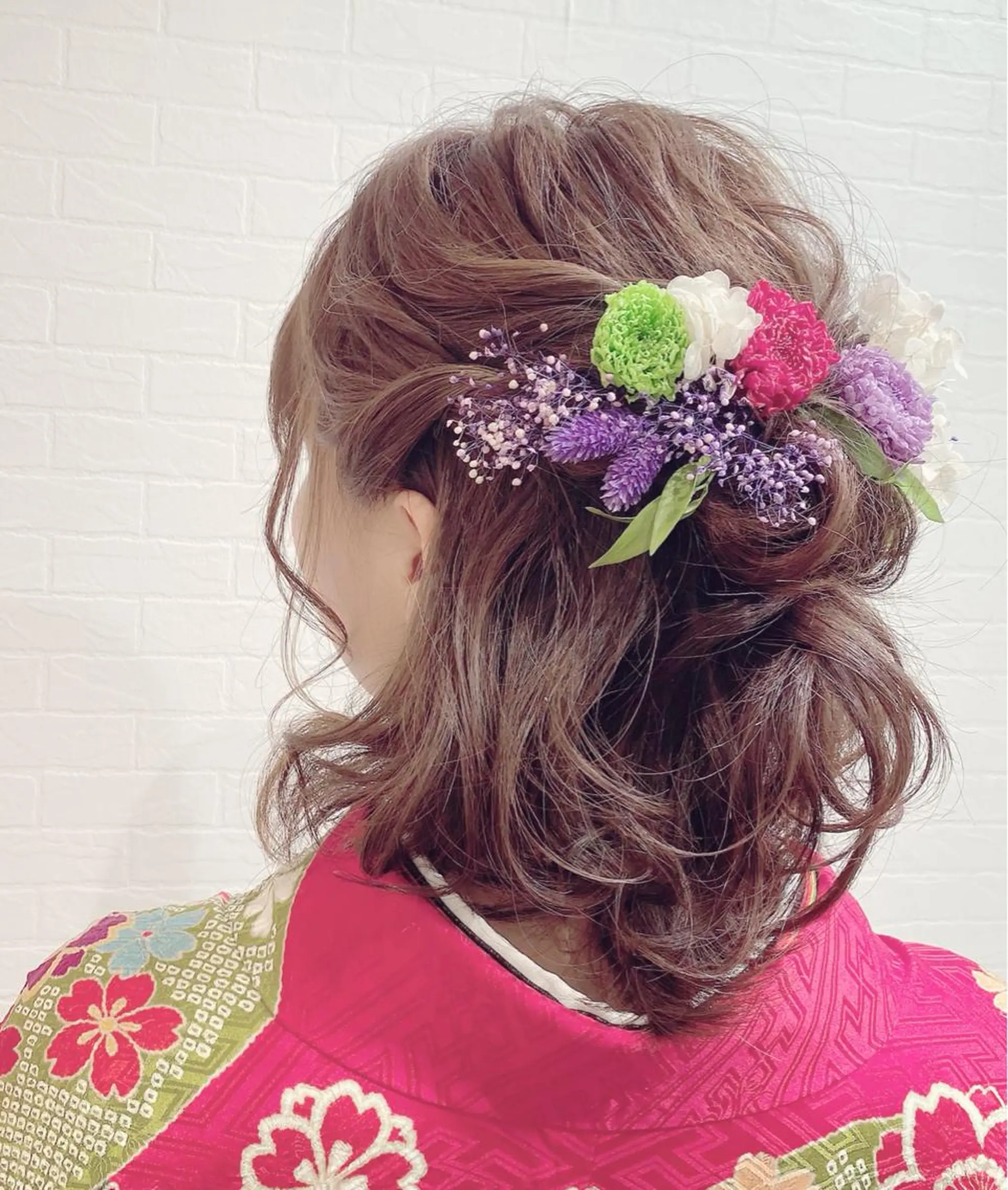 ヘアアレンジ ハーフアップ ヘアセット GRANLUSSO 〜グランルッソ駅前店所属・木口 嘉美のヘアスタイル