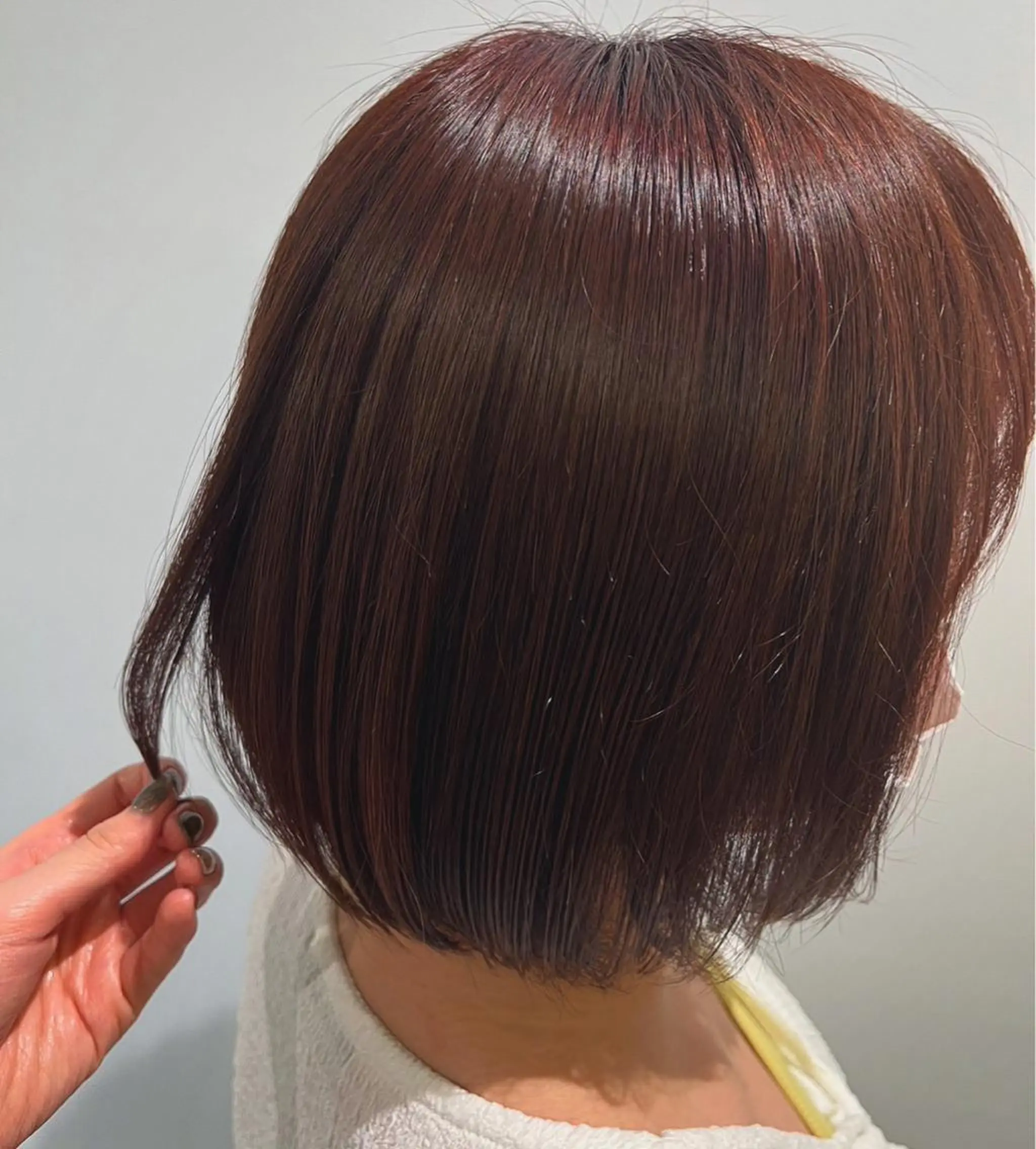 カラー rina韓国ヘア 透明感カラーのヘアスタイル