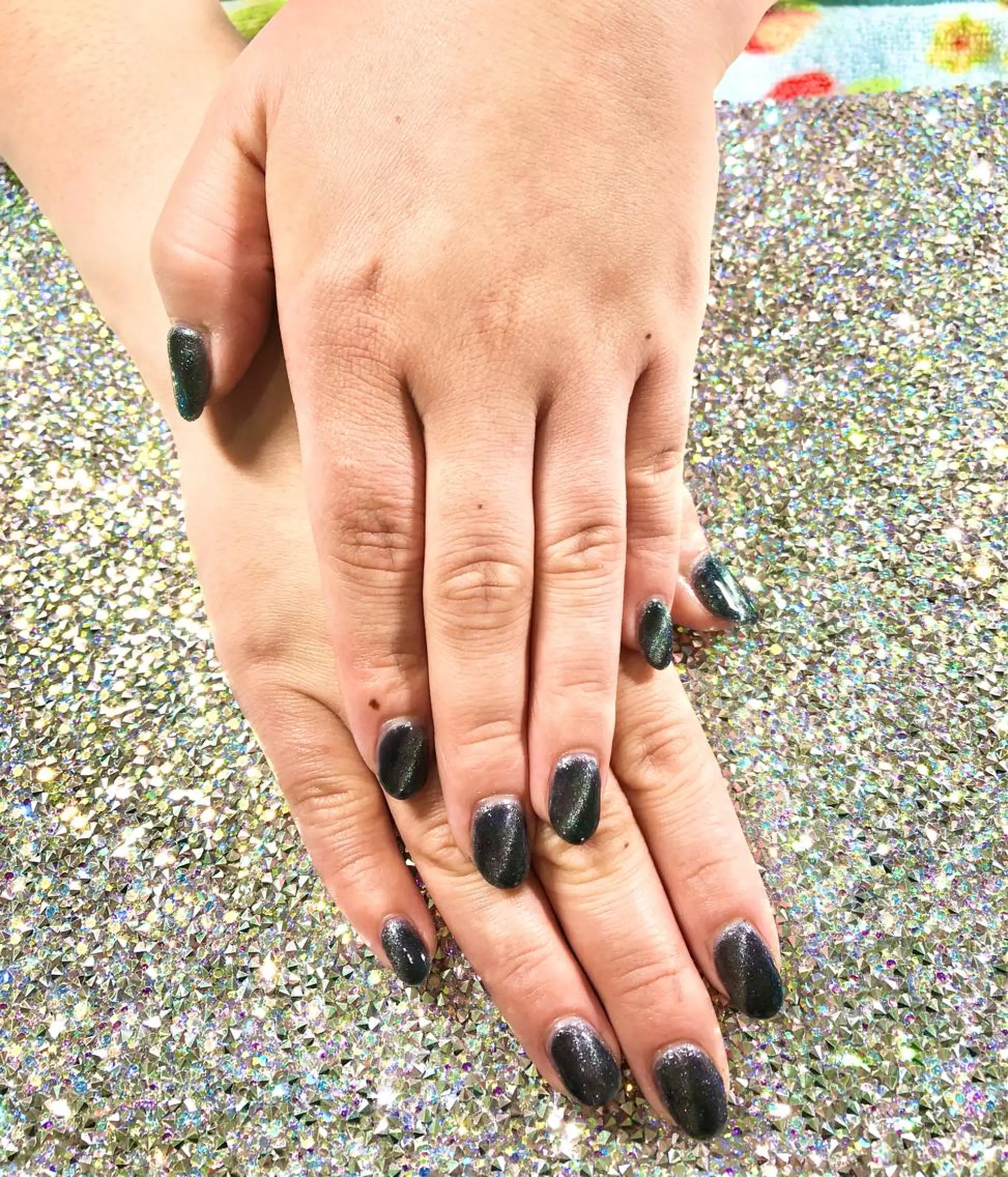 ネイル マグネットネイル シルバー ハンドネイル Tairacchi ﾀｲﾗｯﾁのエステ・リラクイメージ