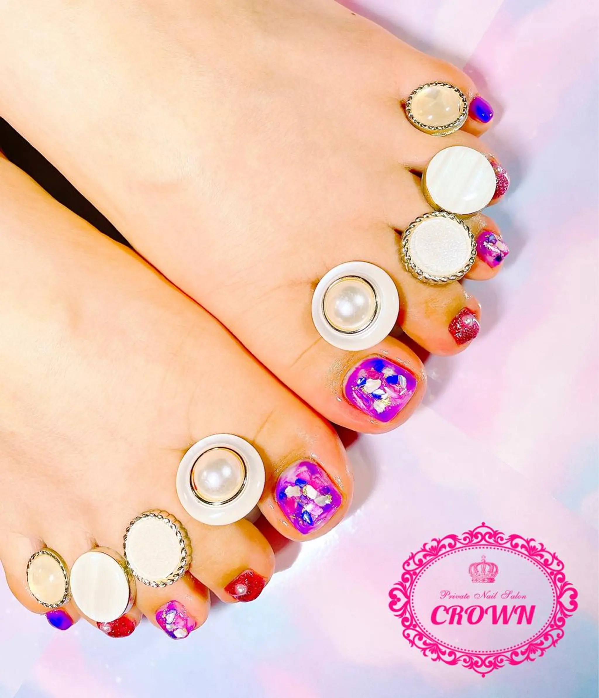 ネイル CROWN プライベートサロンのネイルデザイン