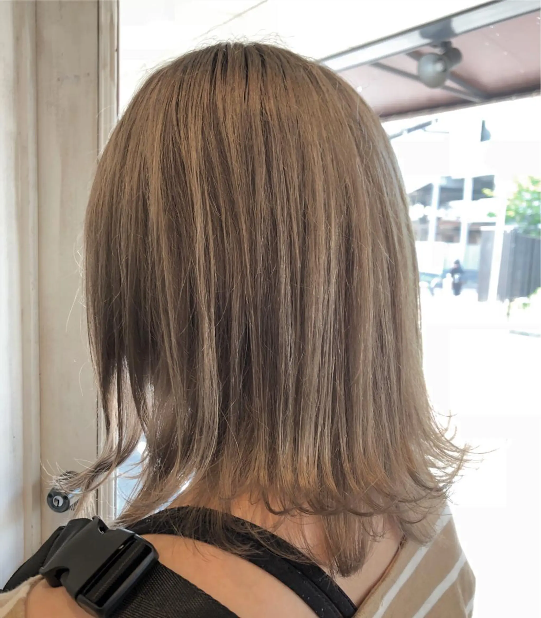 ミディアム ヘアセット MOLLA 浅香山店所属・谷口ゆめ/縮毛矯正/ 大人女子/眉ワックスのヘアスタイル