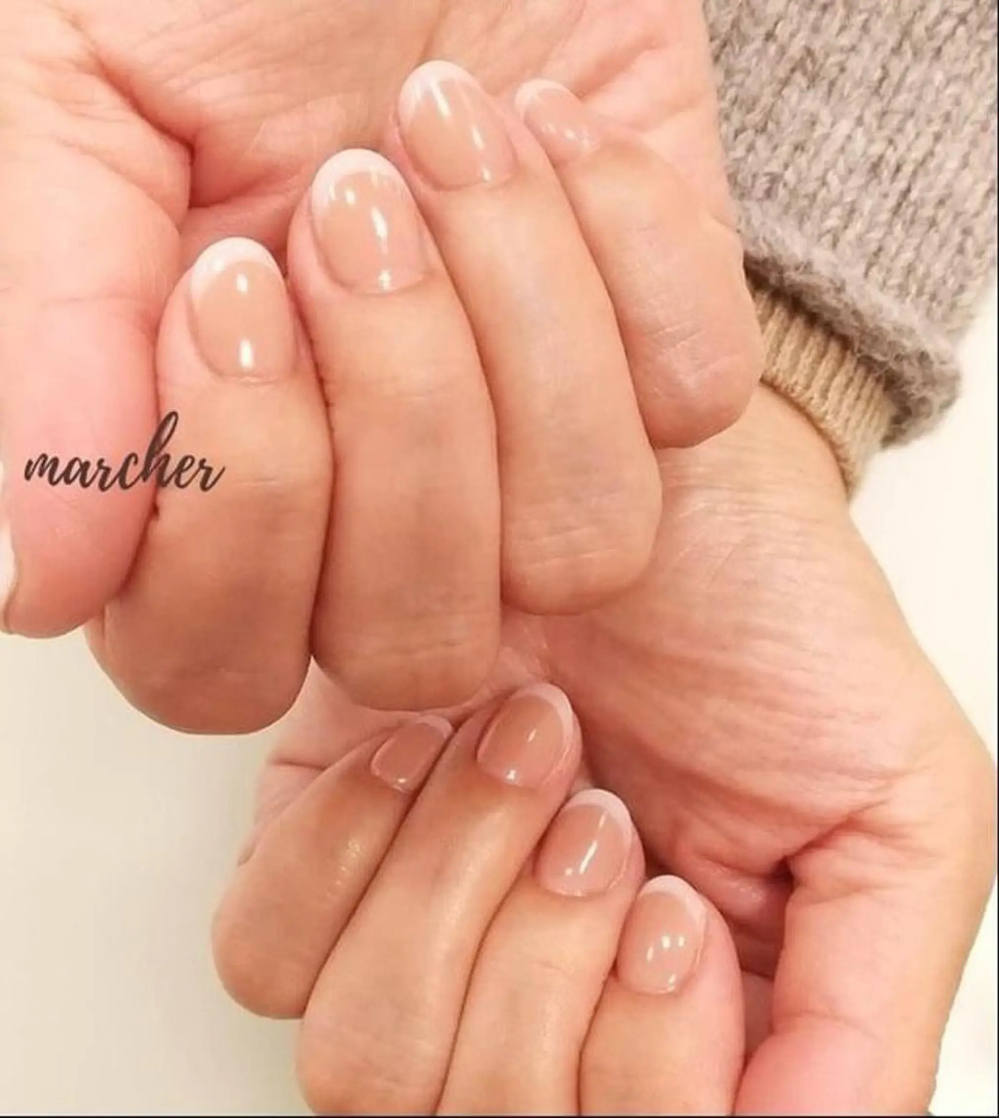 ネイル フレンチネイル Nailbeauty marcherのネイルデザイン