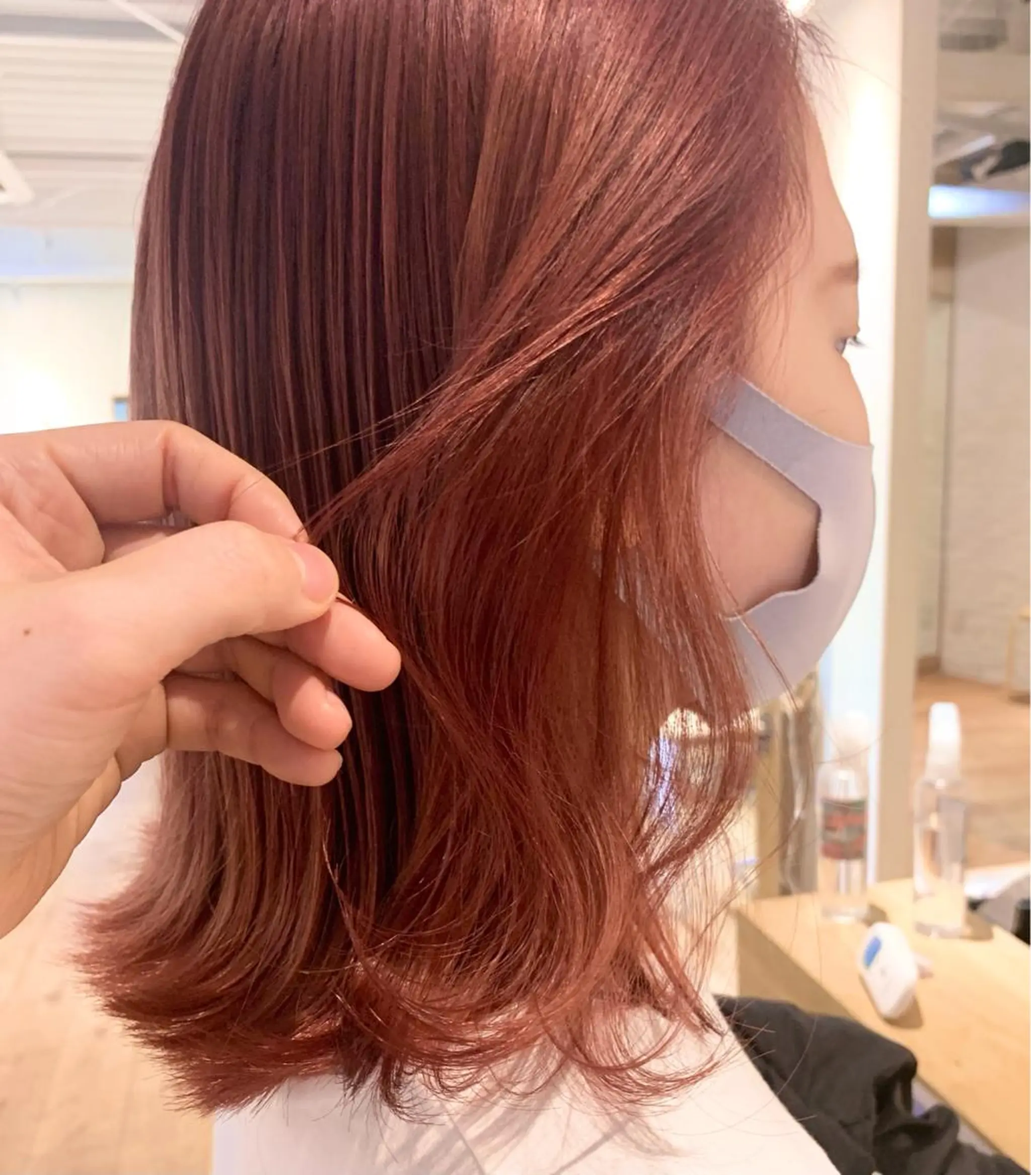 ミディアム ＮＥＷＩ　京橋 【yoko】のヘアスタイル