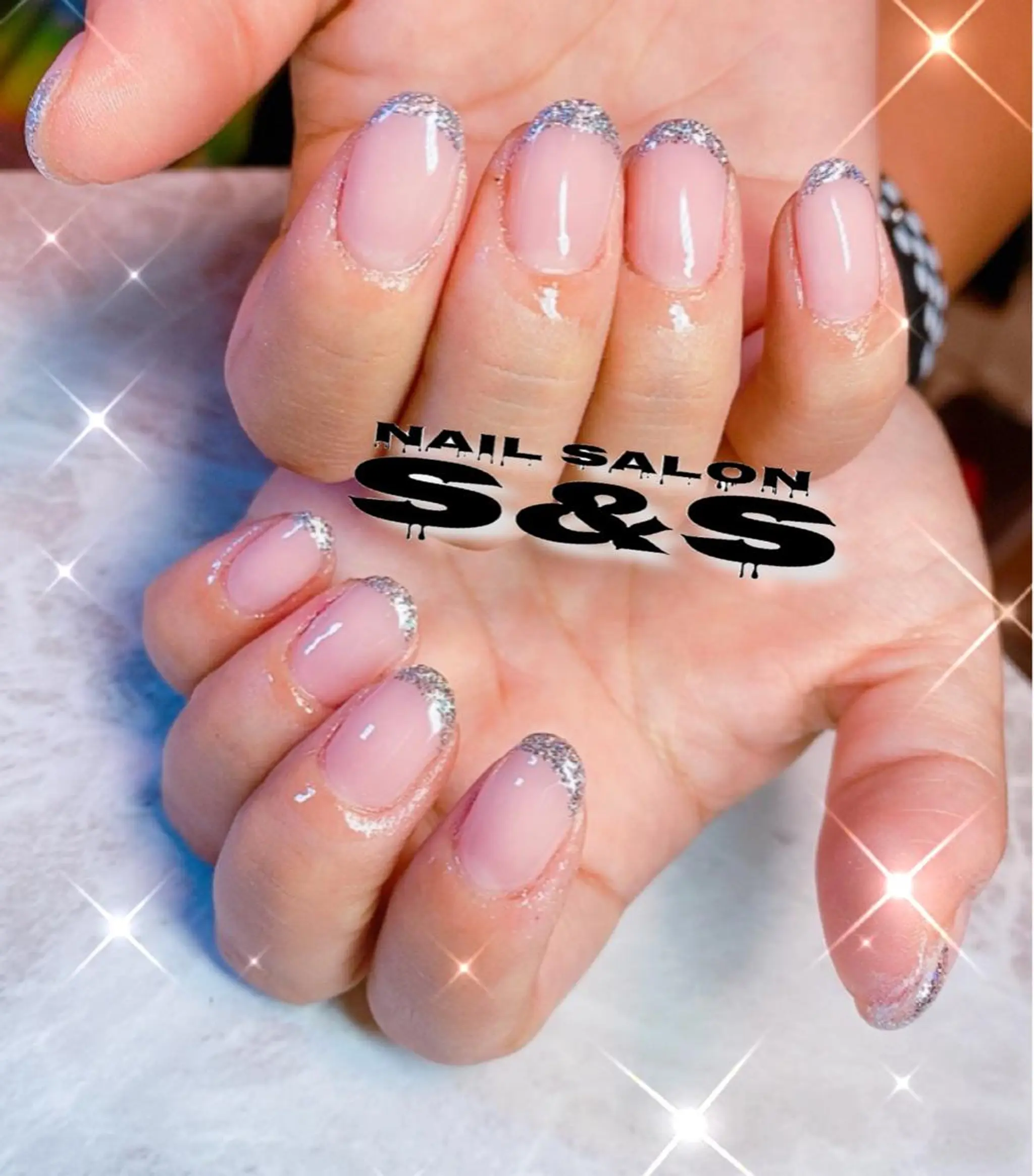 ネイル 長さ出し フレンチネイル メンズネイル 持ち込み スカルプネイル S&S 村田小百合のネイルデザイン