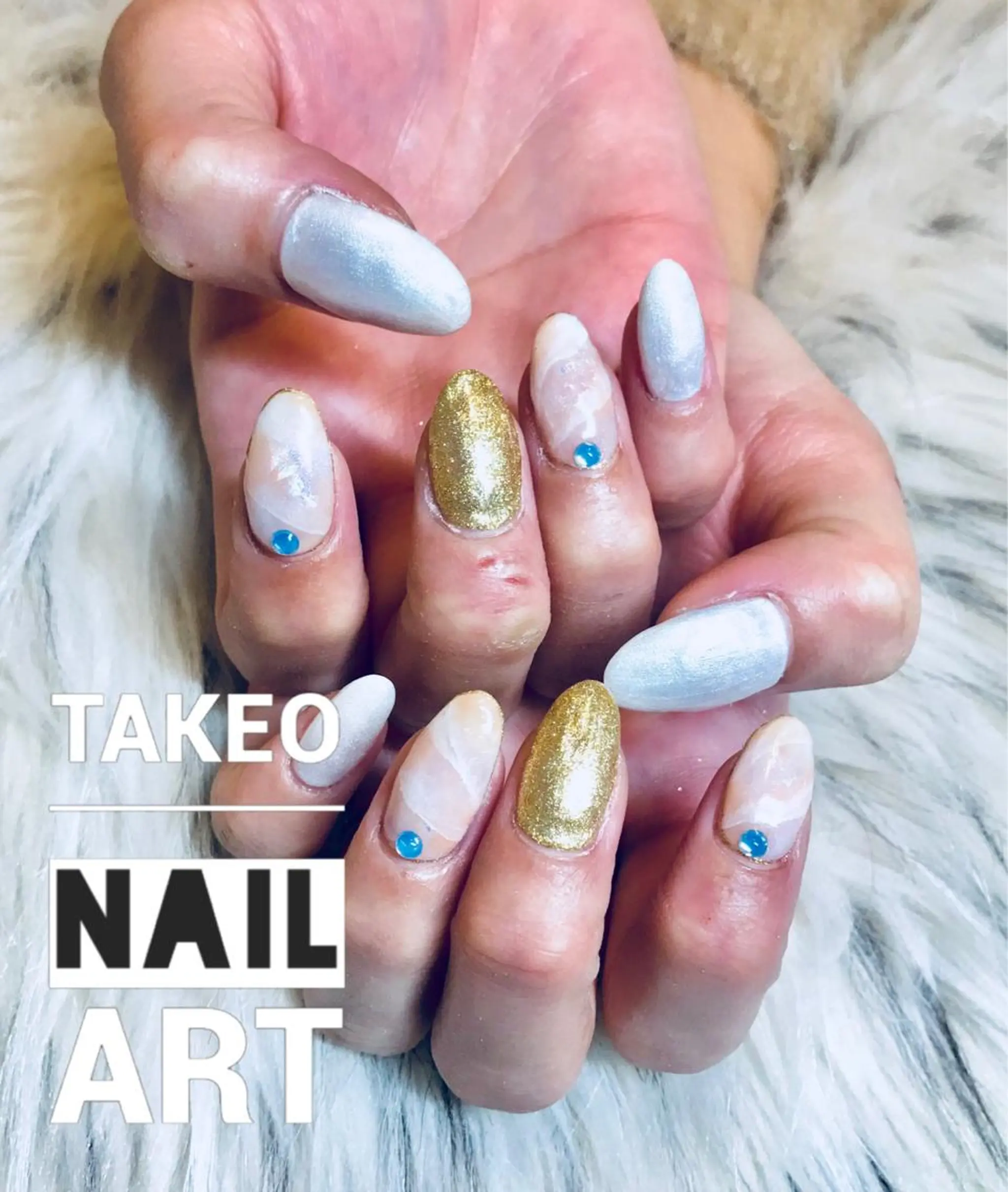 ミディアム ネイル nail&eye Aoのマツエク・マツパデザイン