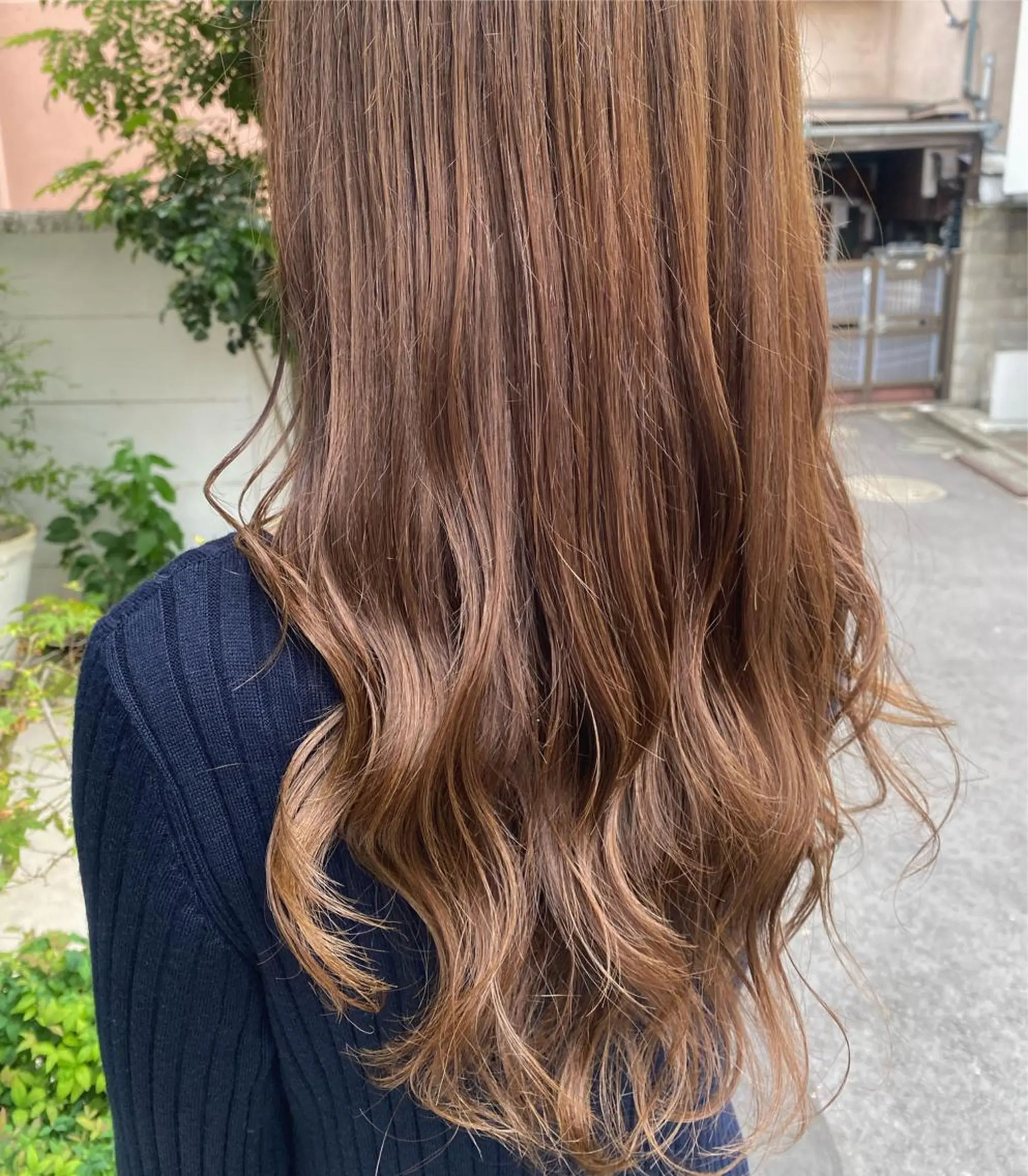 ロング カラー ベージュカラー ミルクティーベージュ グレージュ/透明感/ 韓国ヘア/RISAのヘアスタイル