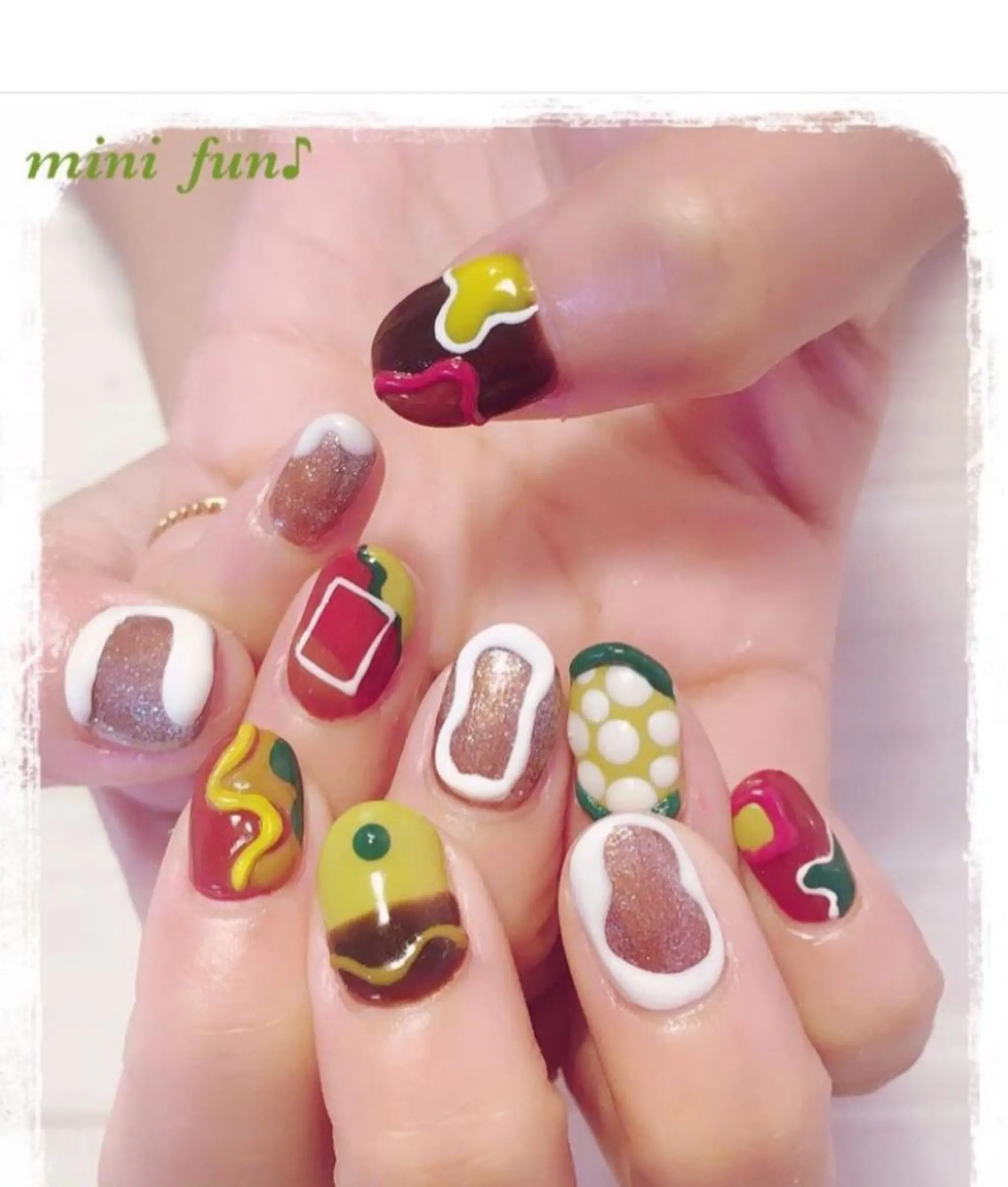 ネイル ファンエニタイム所属・中川 愛のネイルデザイン