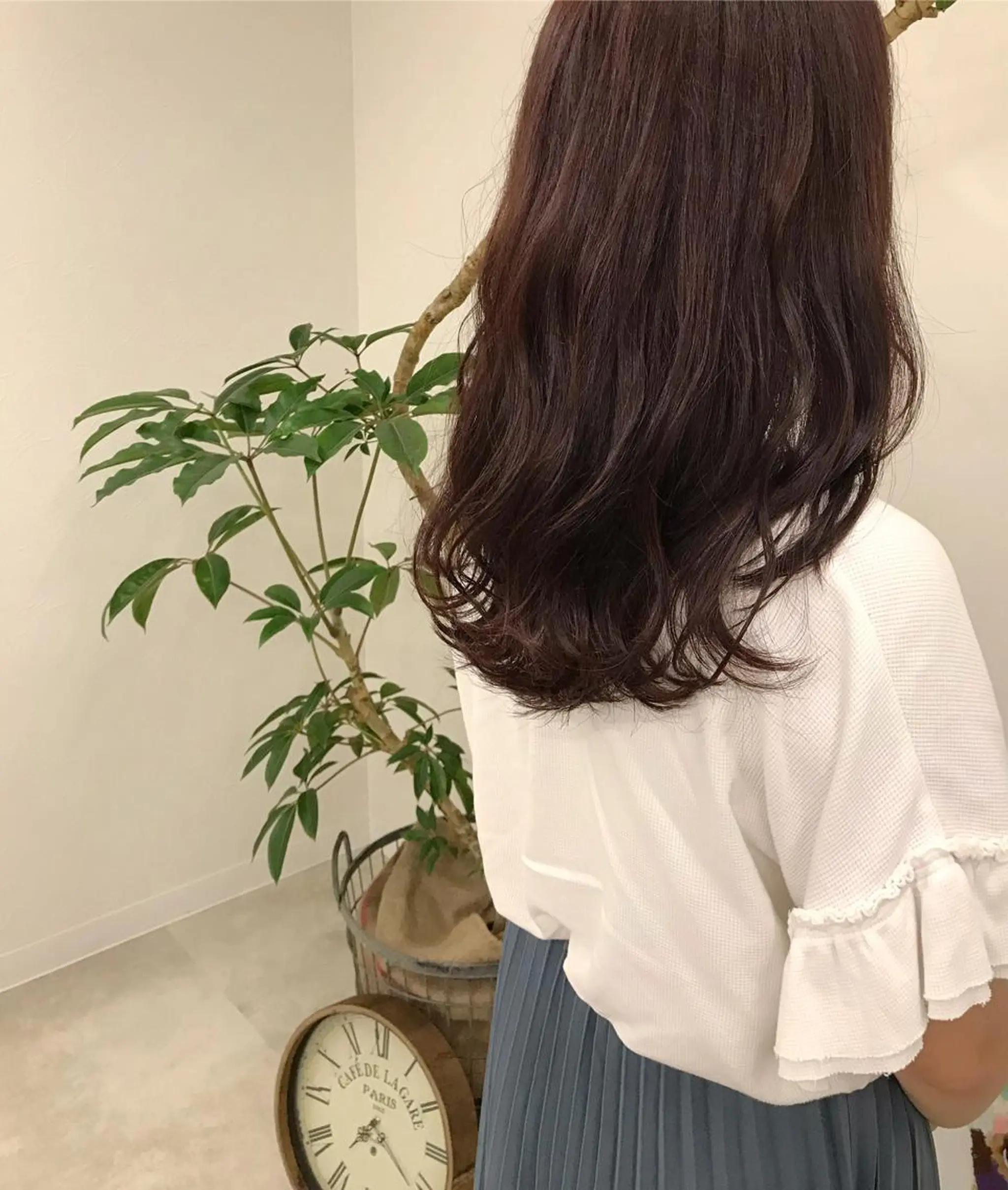 セミロング カラー バイオレットカラー タカミ荒子店所属・眉毛ワックス konomiの眉毛・アイブロウイメージ