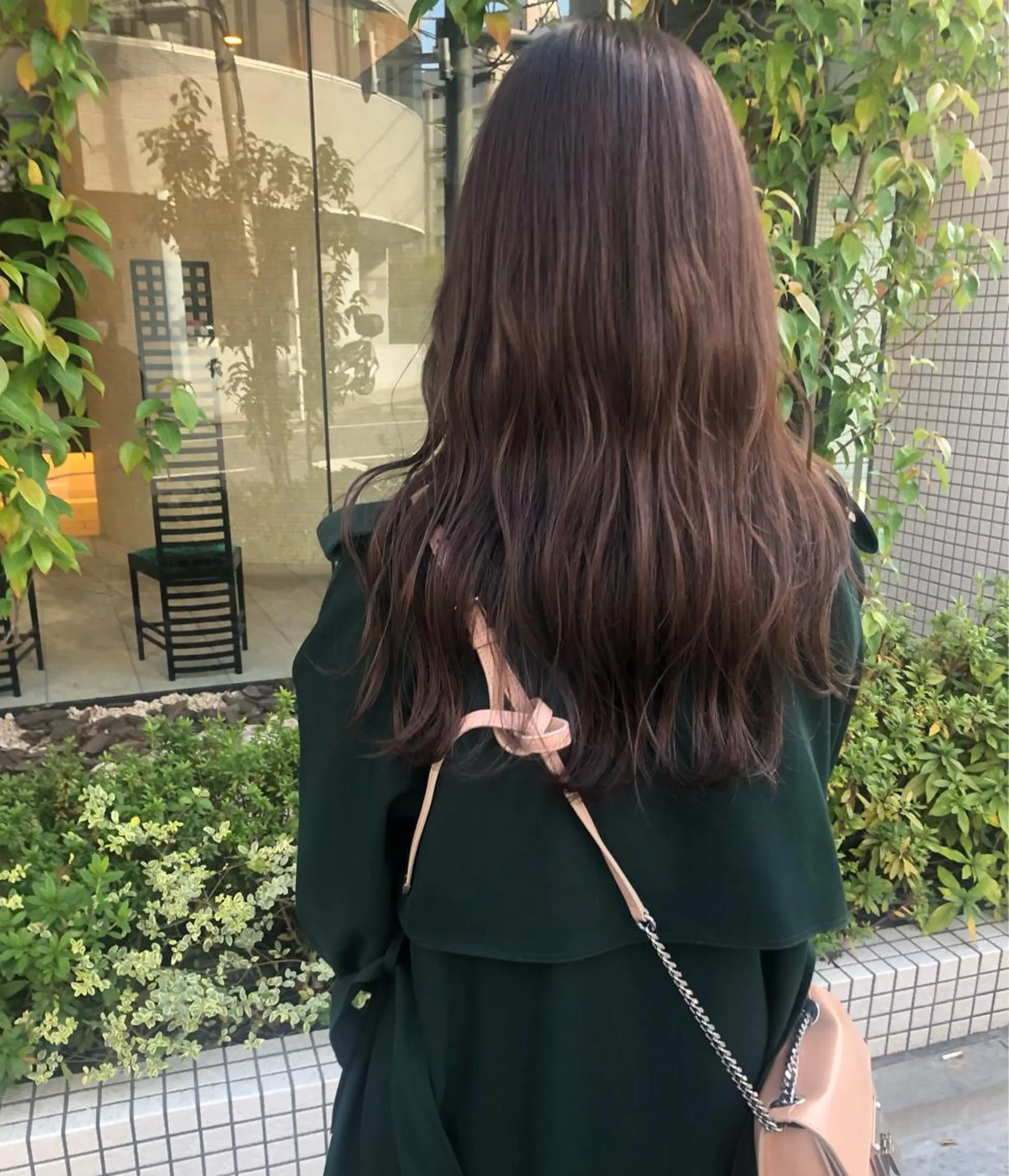 ロング ヘアカラー トリートメント ✨色持ちの良い艶 カラー✨蟹江真世のヘアスタイル