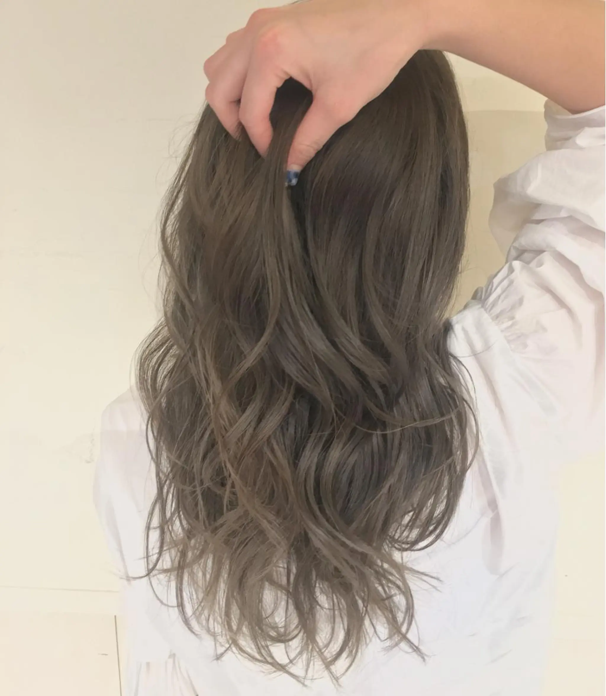 セミロング カラー パーマ さかい なつみのヘアスタイル