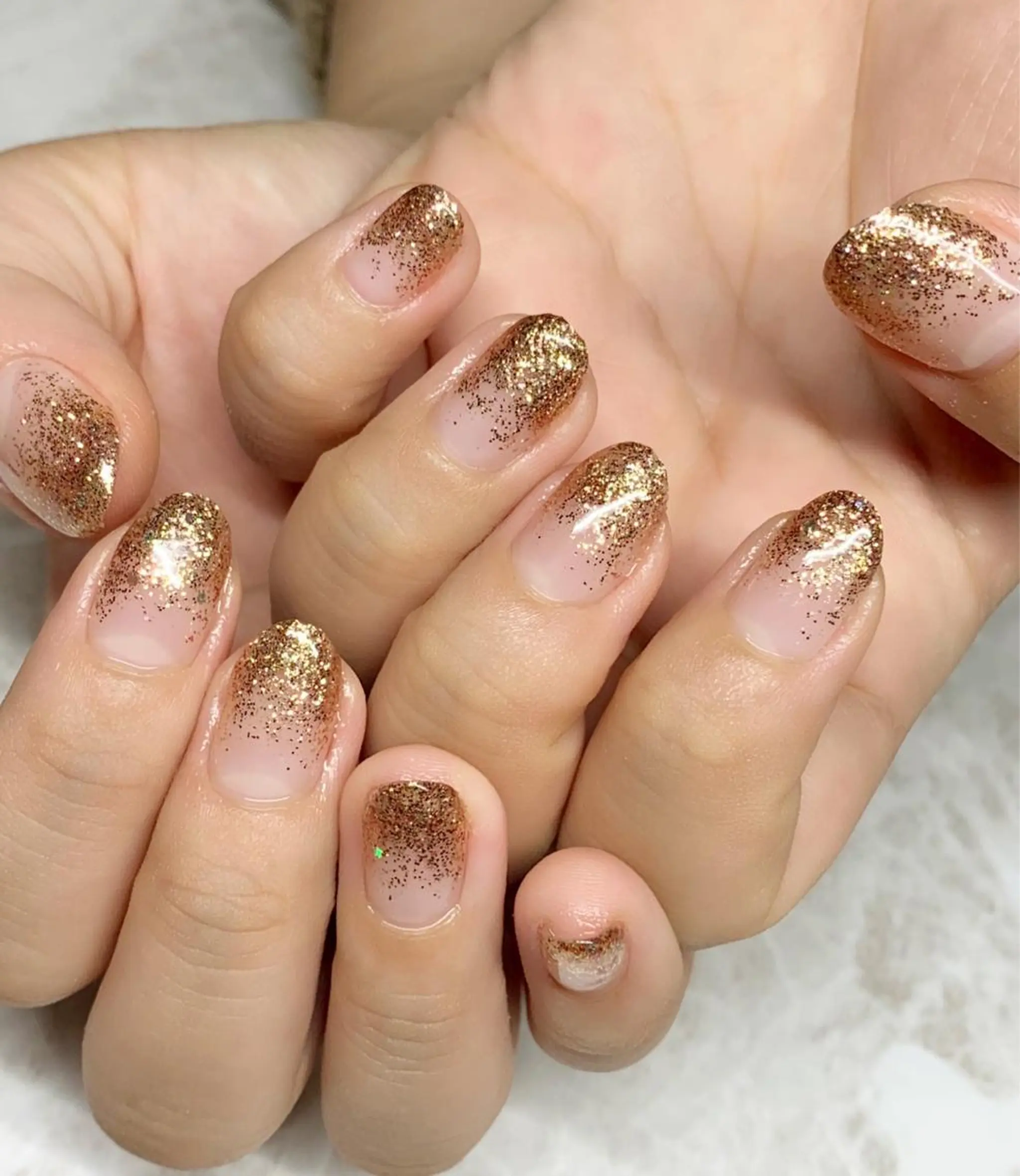 ネイル オーロラネイル ラメ(グリッター) Nail salon Ramo所属・松田 祥子のネイルデザイン