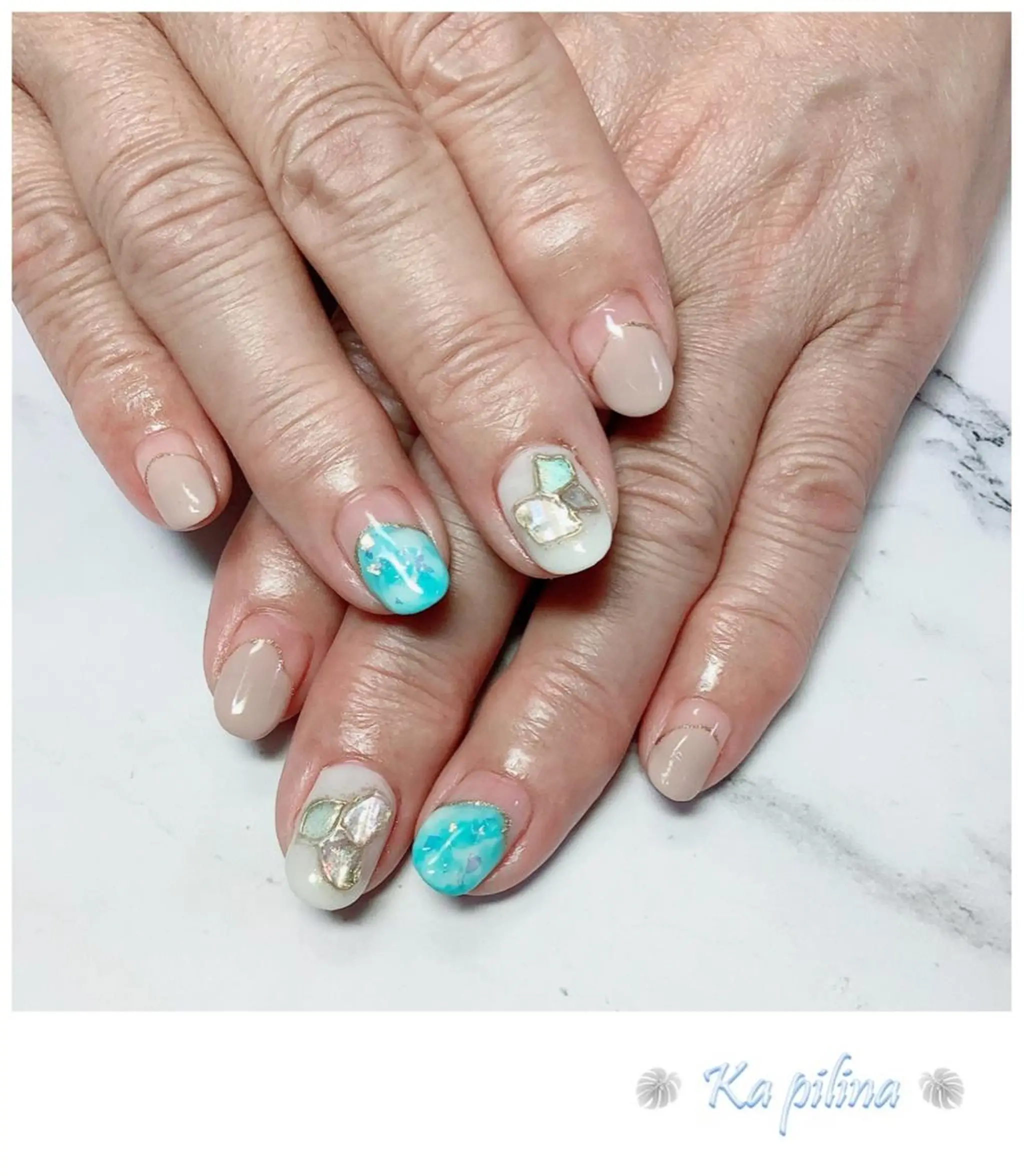 ネイル ニュアンスネイル Nail salon Ka pilinaのネイルデザイン