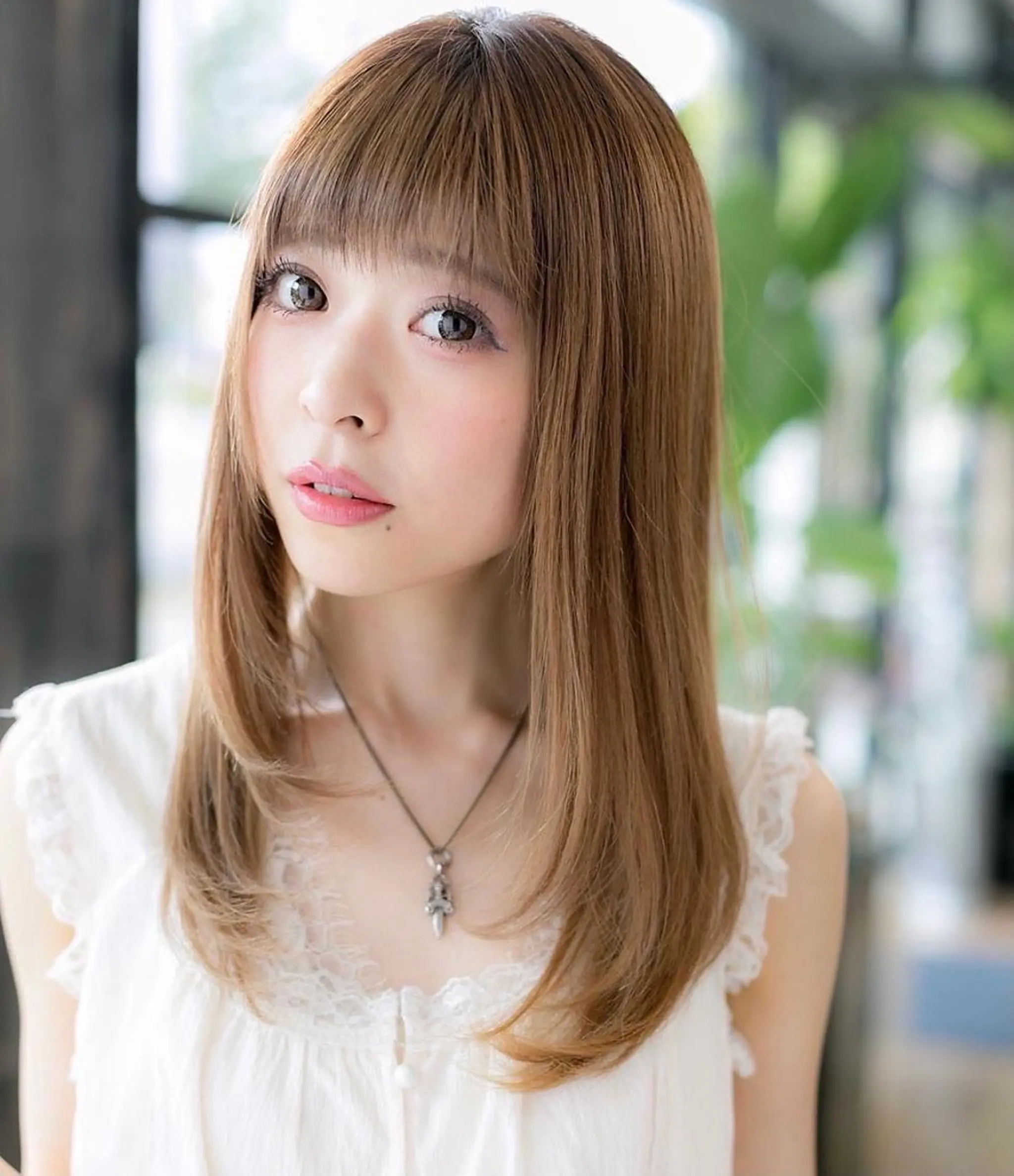 セミロング カラー カット 縮毛矯正 Chuaile【シュエール】所属・𓏸𓈒𓂃早坂 浩行𓂃𓈒𓏸のヘアスタイル