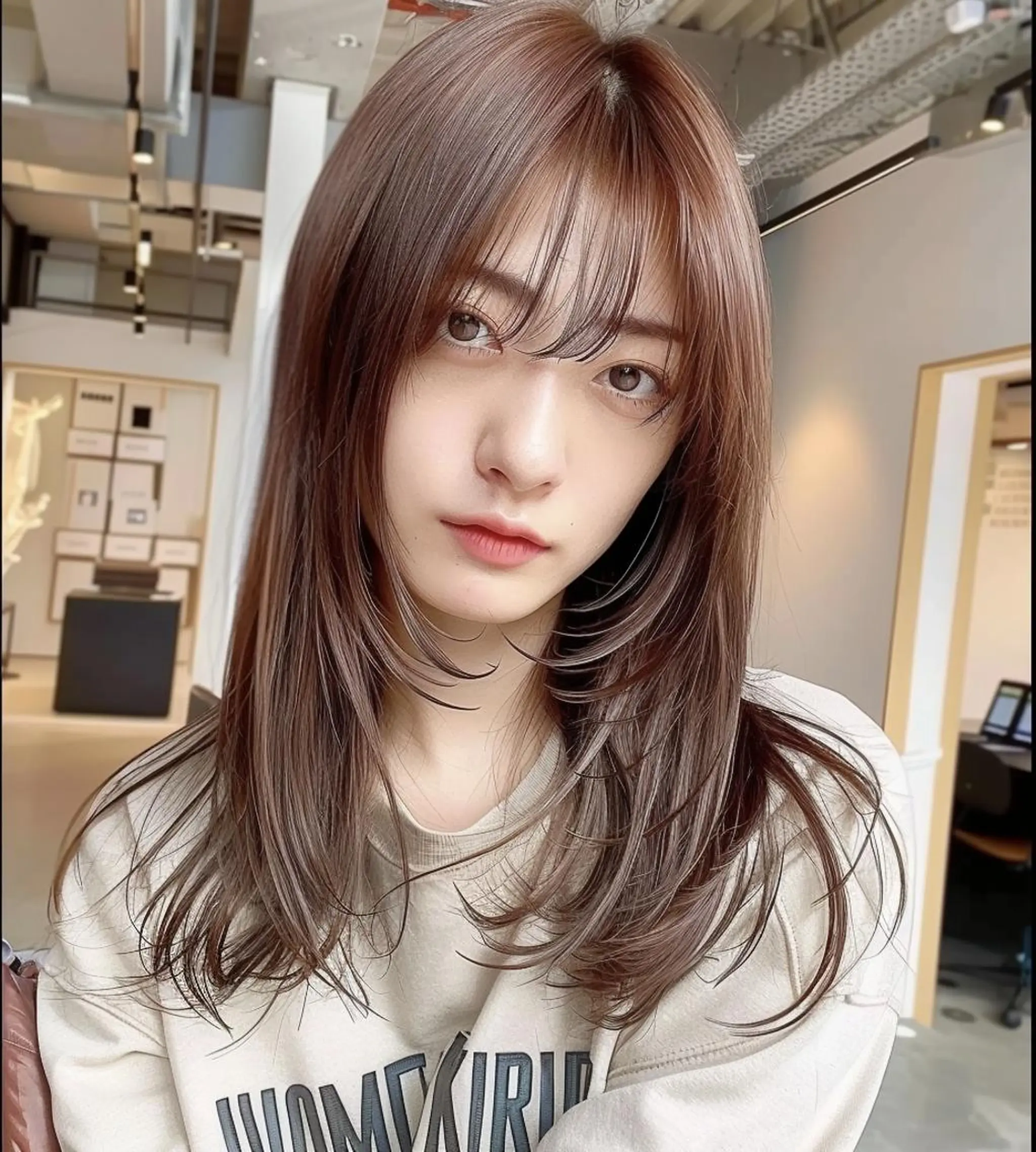 ミディアム カット レヴ　草加駅3分🌻 ✂️早朝深夜営業🌱のヘアスタイル