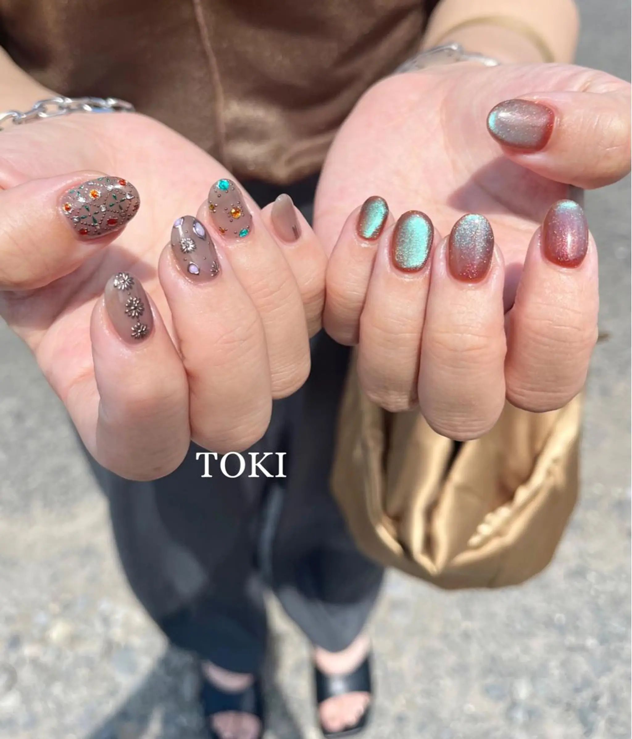ネイル マグネットネイル nailsalon TOKIのネイルデザイン
