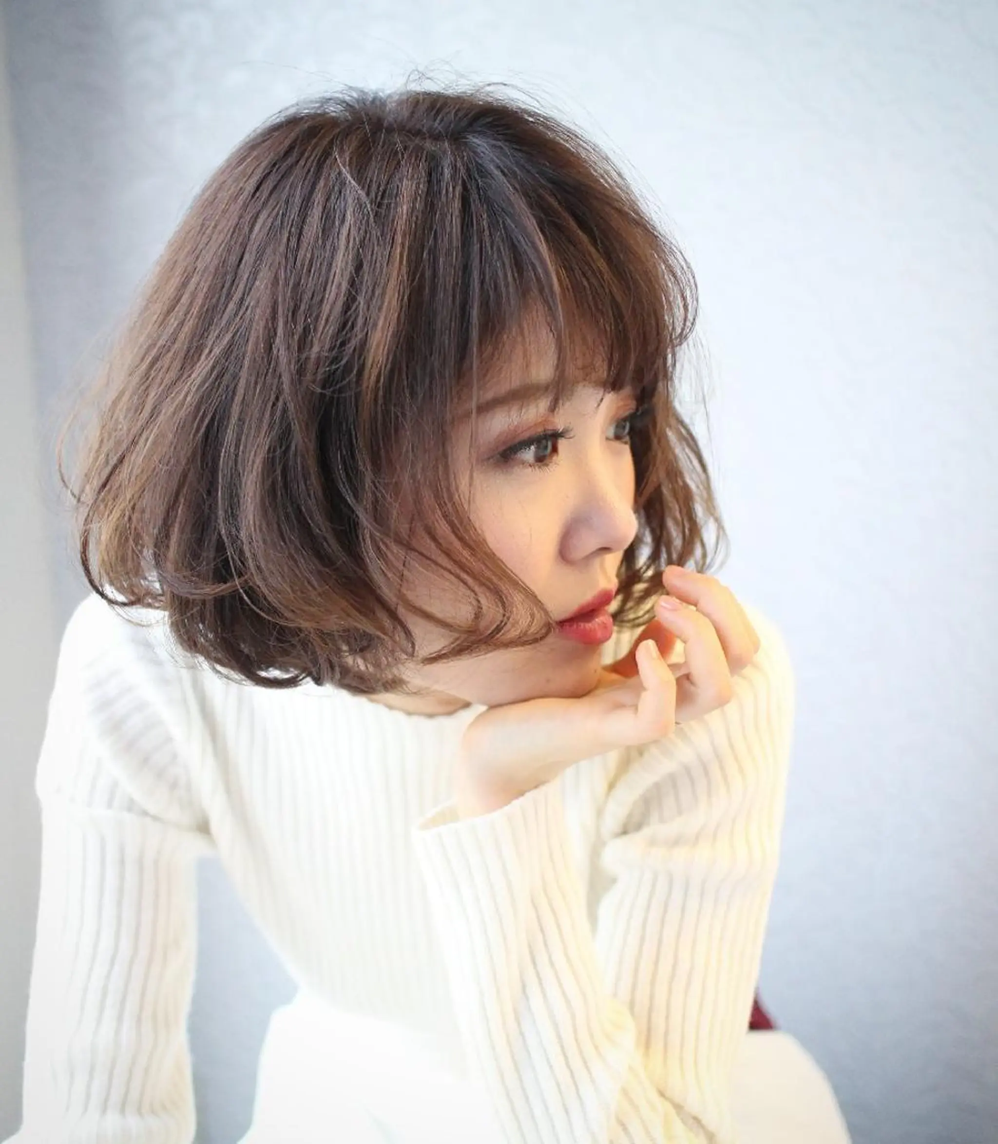 ミディアム ボブ ジャスミン　PETZ所属・ショート＆ボブ ヒロシのヘアスタイル