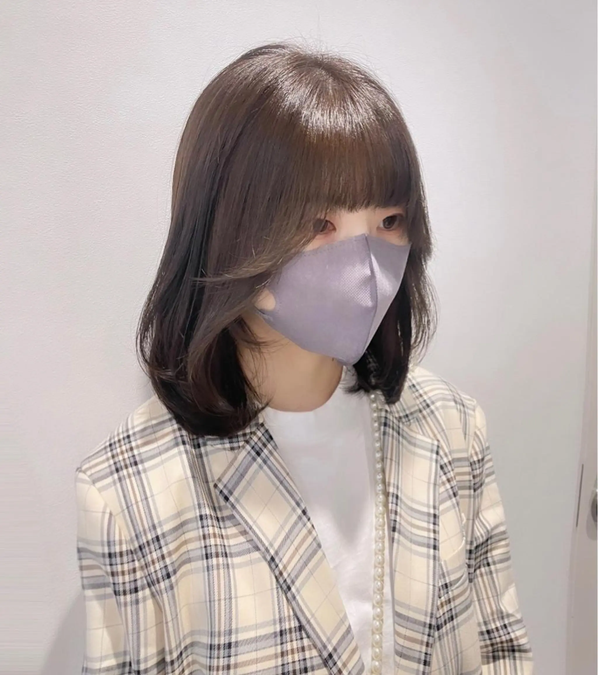 ミディアム 銀座／レイヤーカット 🤍内野すみれのヘアスタイル