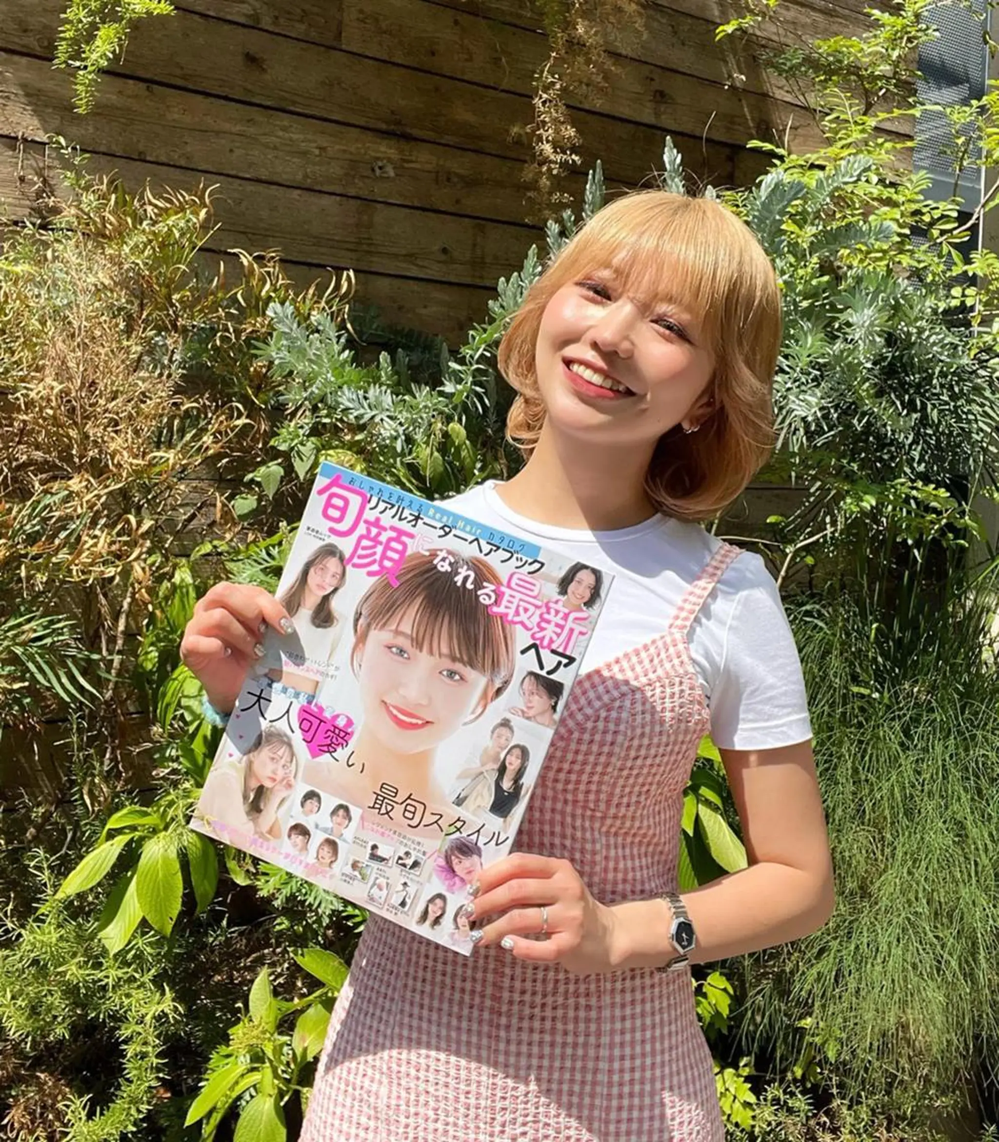 ロング ワンレンボブ ボブ くせ毛 エギョモリ 顔まわりレイヤー 韓国/髪質改善💘 櫻井かれんのヘアスタイル