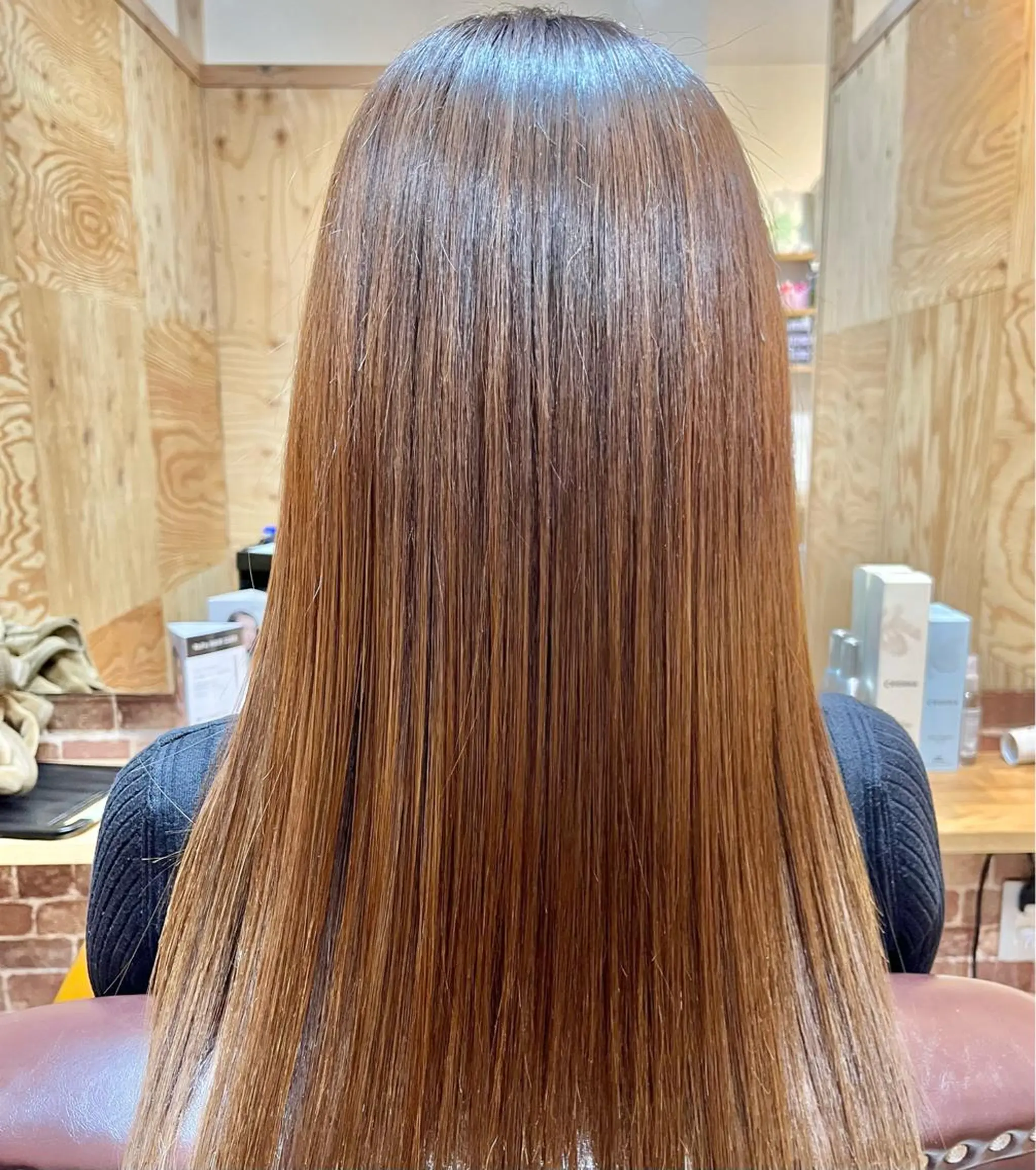 セミロング 髪質改善 トリートメント 悩み解決×美髪再現性 ◎村上/店長のヘアスタイル