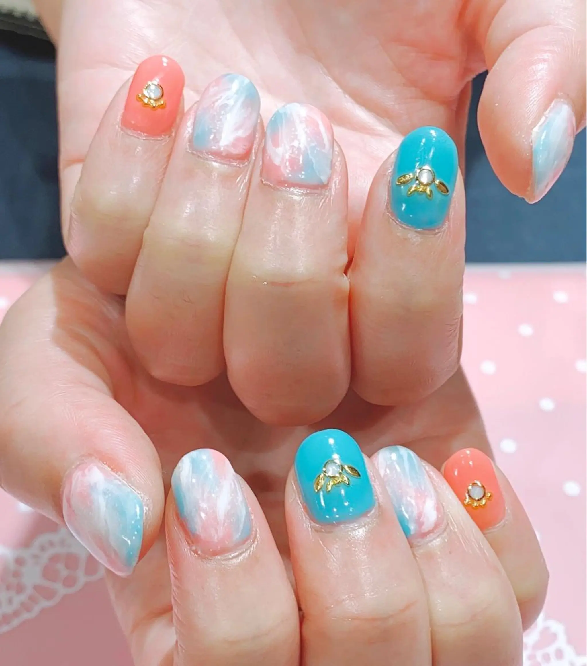 ネイル 夏ネイル VIST☆ ｍａｍｉのネイルデザイン