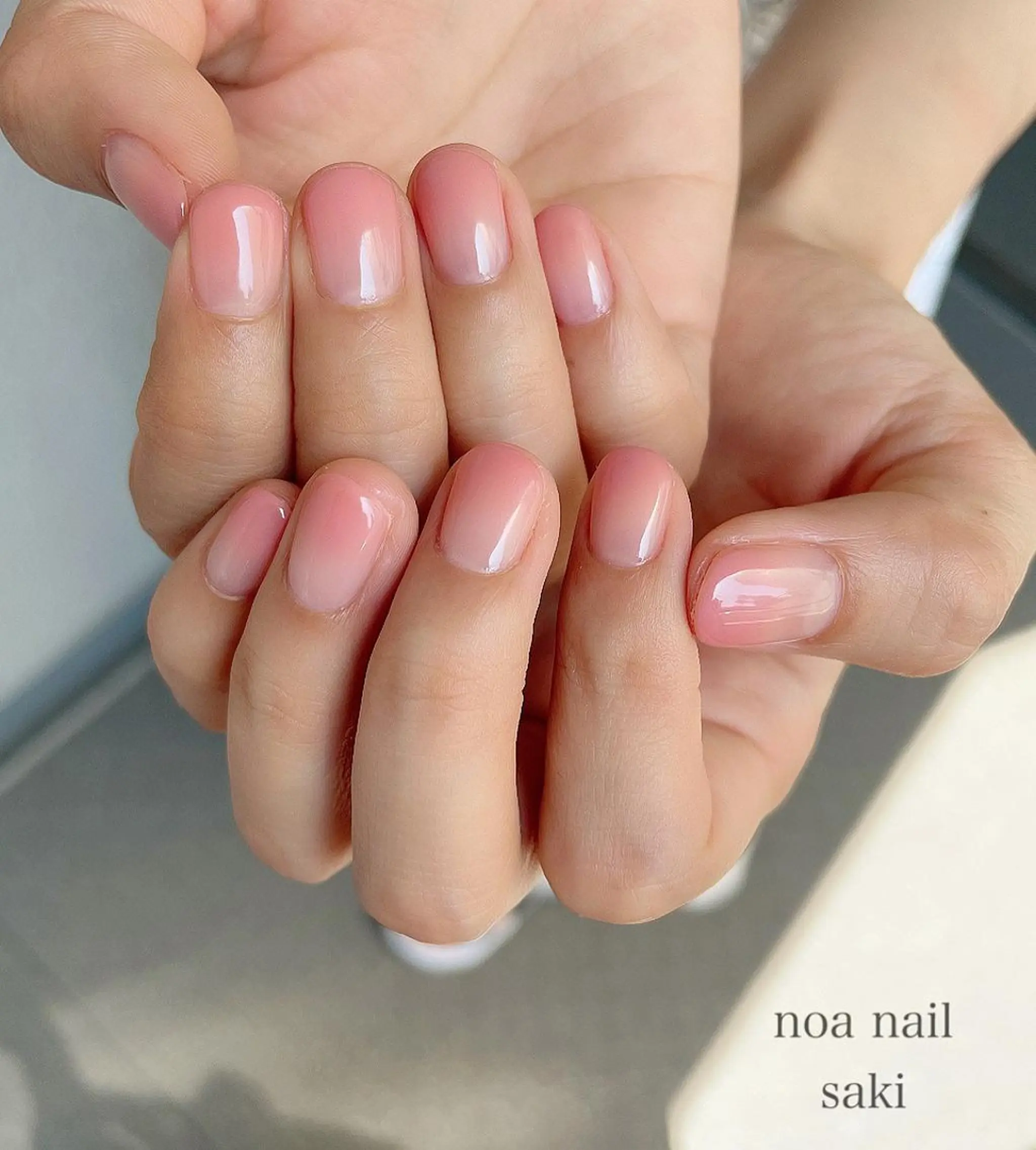 ネイル アートネイル オーロラネイル ジェルネイル 氷ネイル・うるうるネイル ミラーネイル nailsalon noa所属・nailist sakiのネイルデザイン