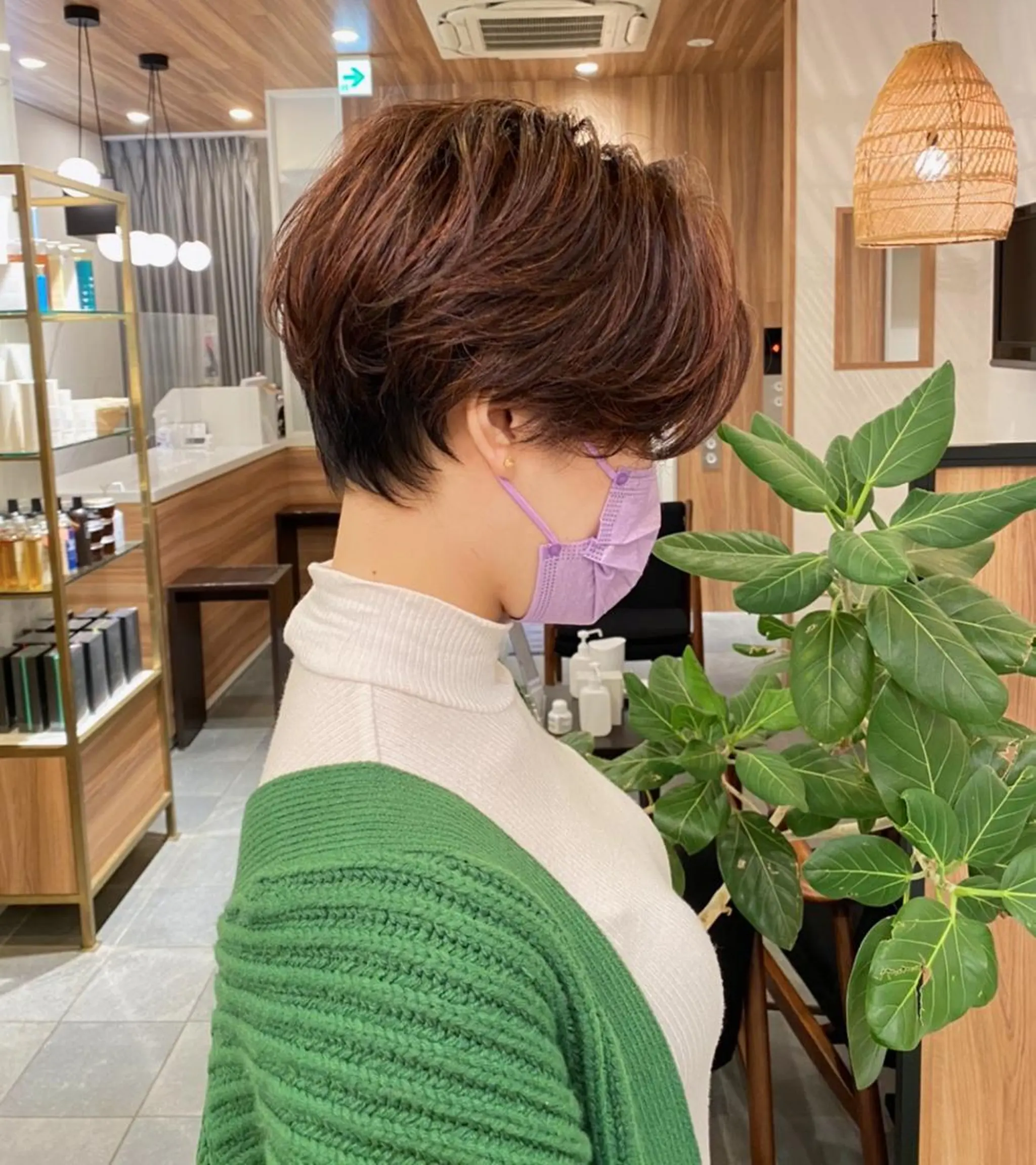 ショート カラー パーマ ハンサムショート ショートヘア TYCHE GINZA所属・🍃服部 雅哉🍃銀座◎のヘアスタイル