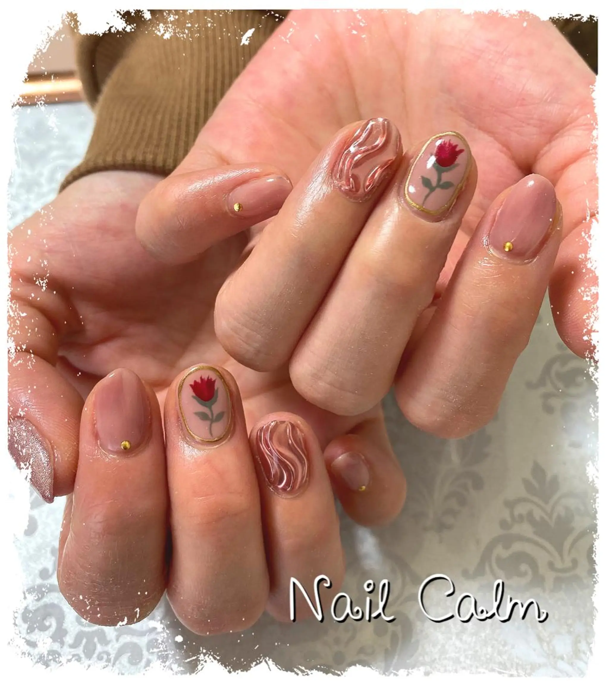 ネイル アートネイル ハンドネイル Nail Calm所属・プライベートサロン Calmのネイルデザイン