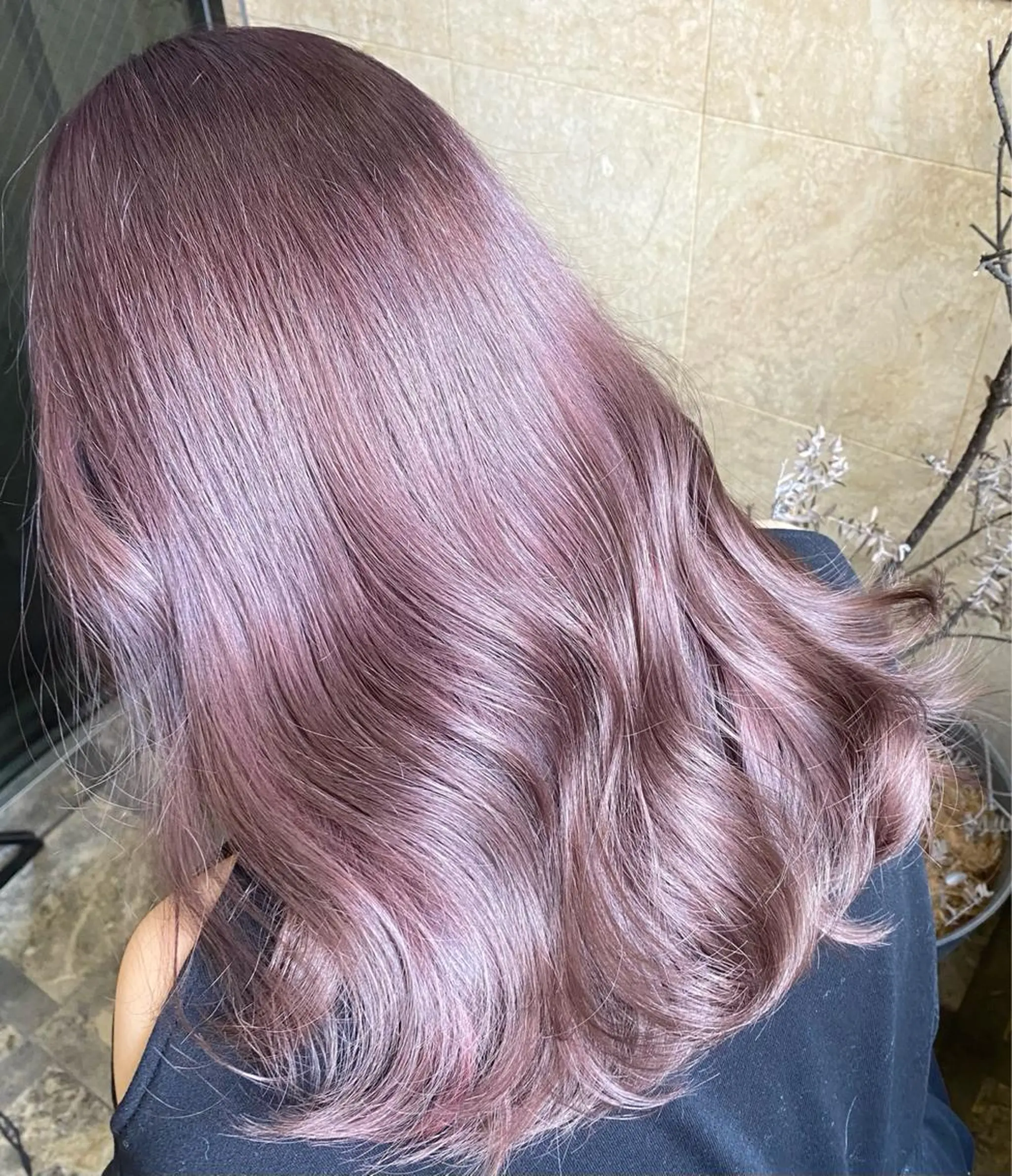 セミロング 韓国レイヤー/透明感 カラー🦋mioのヘアスタイル