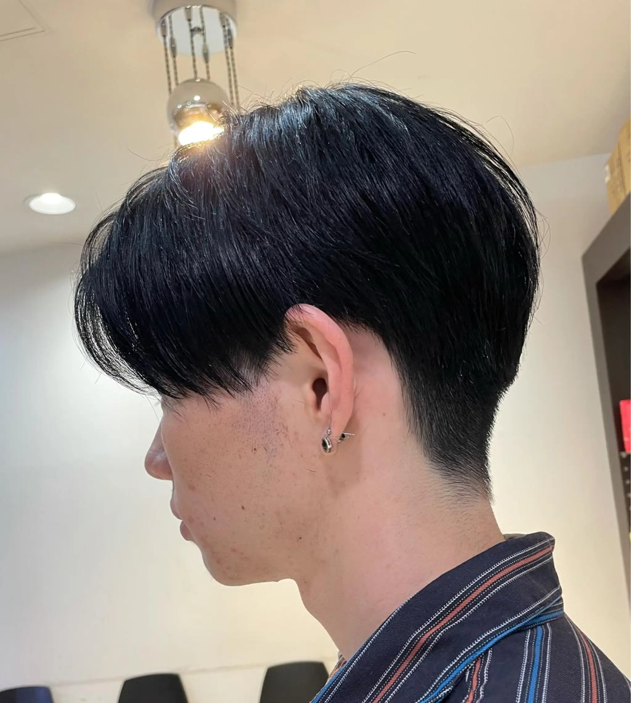 メンズ センターパート メンズ指名no'1 佐藤　亘のヘアスタイル