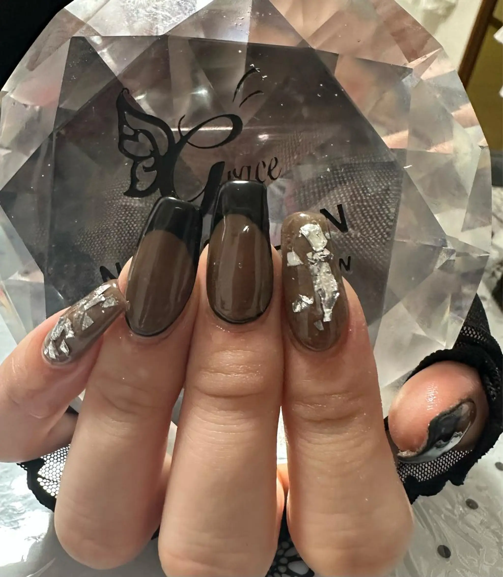 ロング ネイル スカルプネイル ネイルチップ grace グレースのネイルデザイン