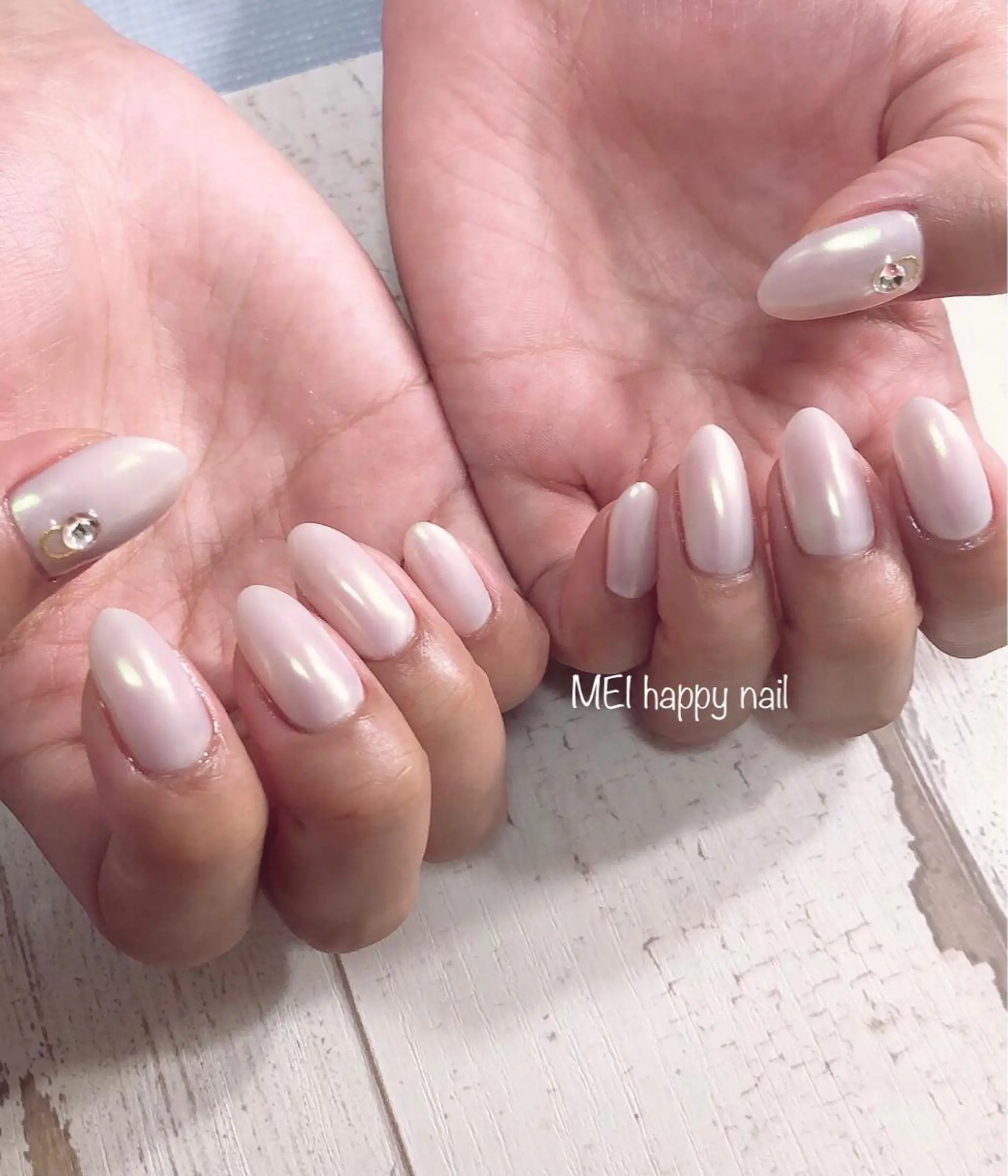 ネイル 北浦和 自爪育成ケアのネイルデザイン