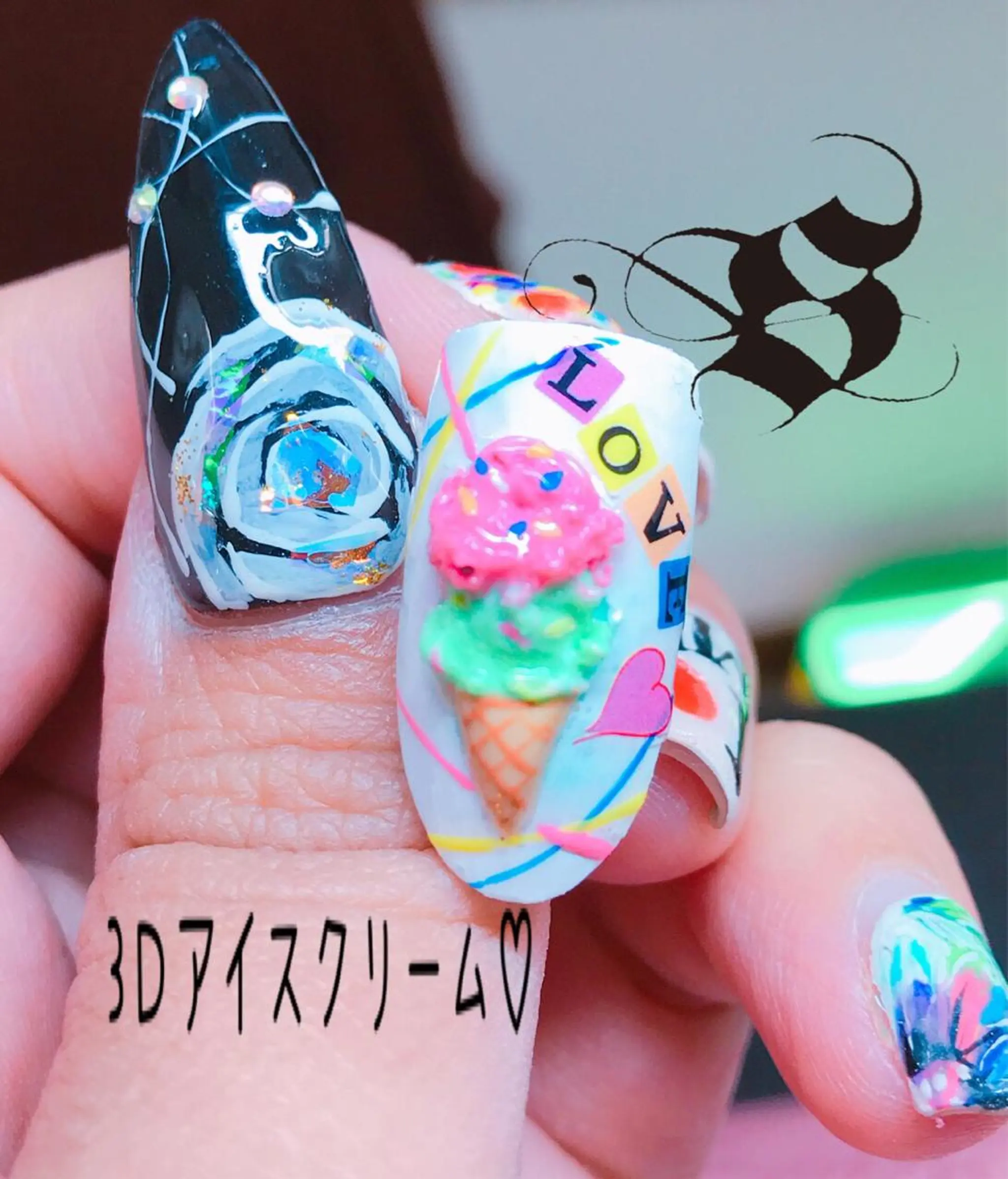 ネイル 長さ出し メンズネイル 持ち込み スカルプネイル ネイルチップ S&S 村田小百合のネイルデザイン