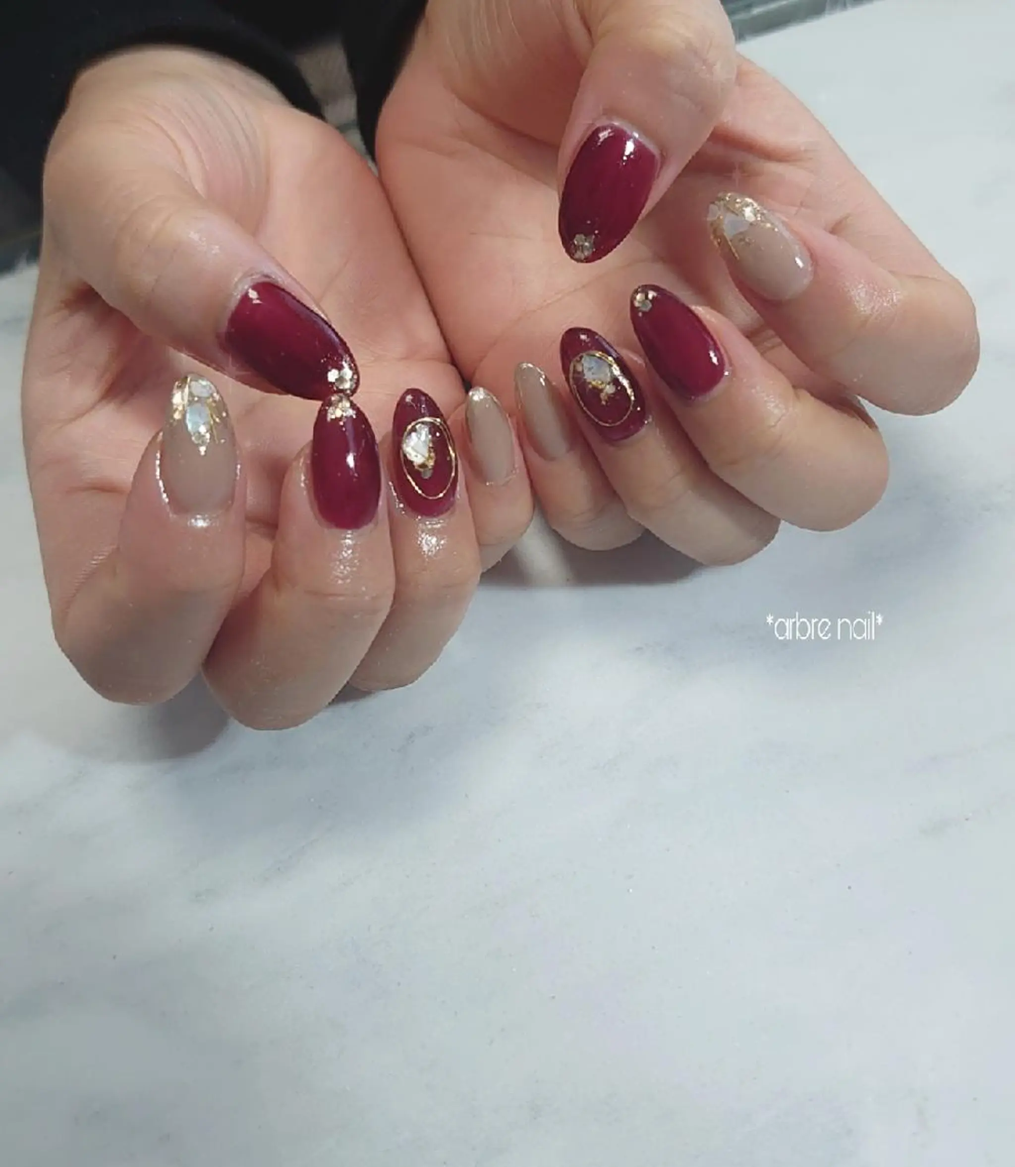 ネイル ＊arbre nail＊.アーブルネイル所属・✯.。 arbre  nail 。✯.のネイルデザイン