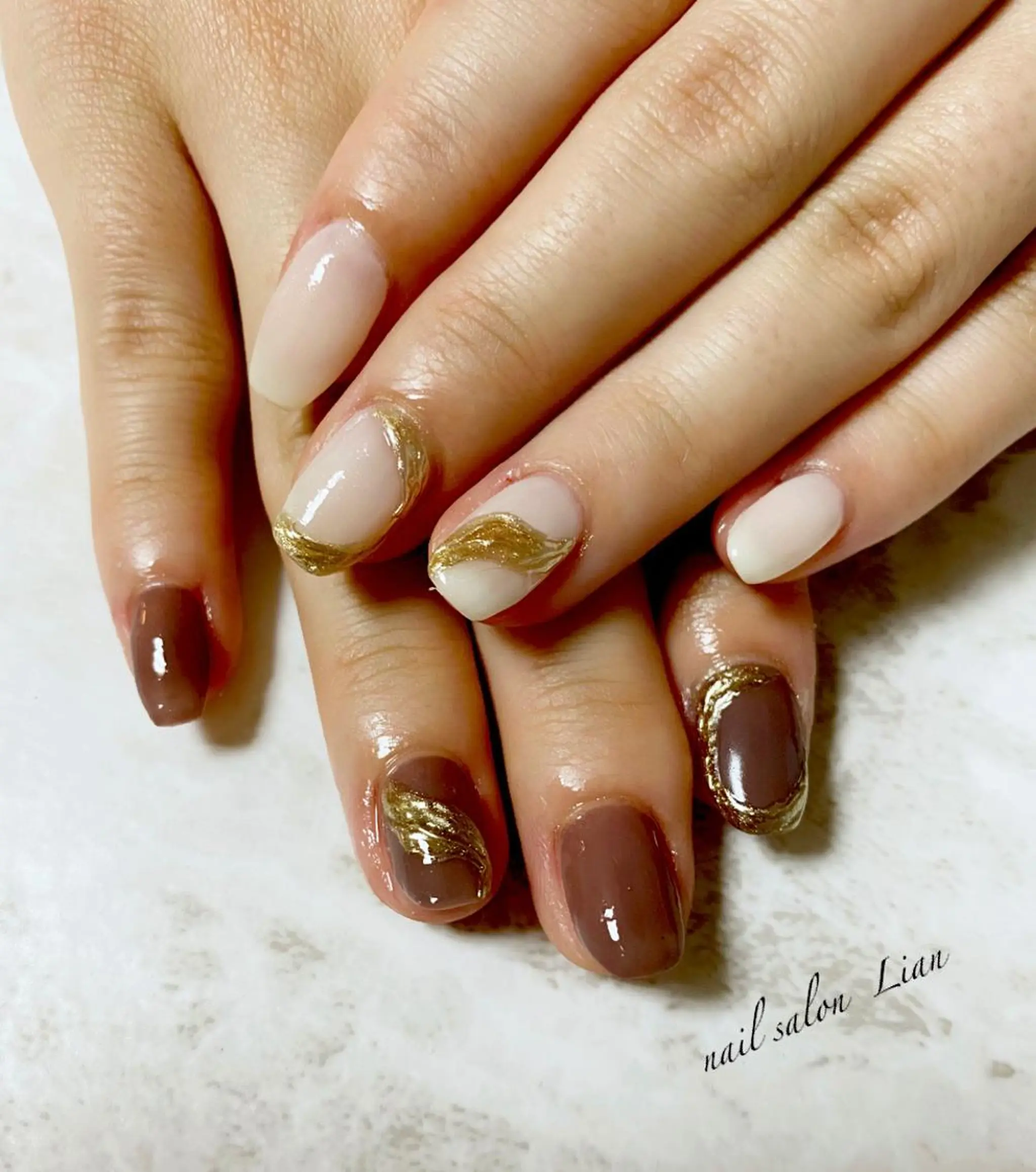 ミディアム ネイル Lian所属・nail salon Lianのマツエク・マツパデザイン