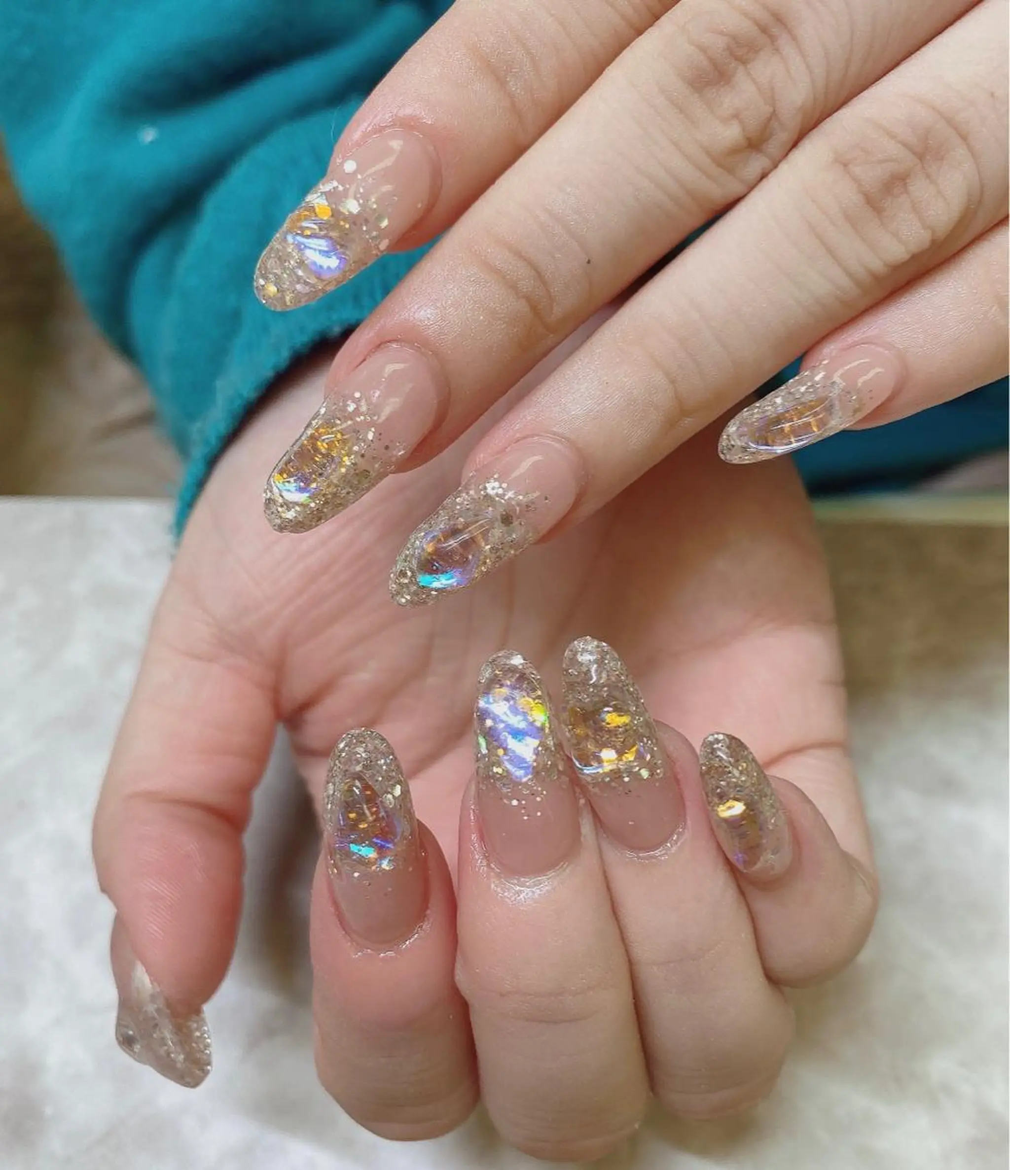 ミディアム ハンドネイル JNA認定講師🌸 RIEのネイルデザイン